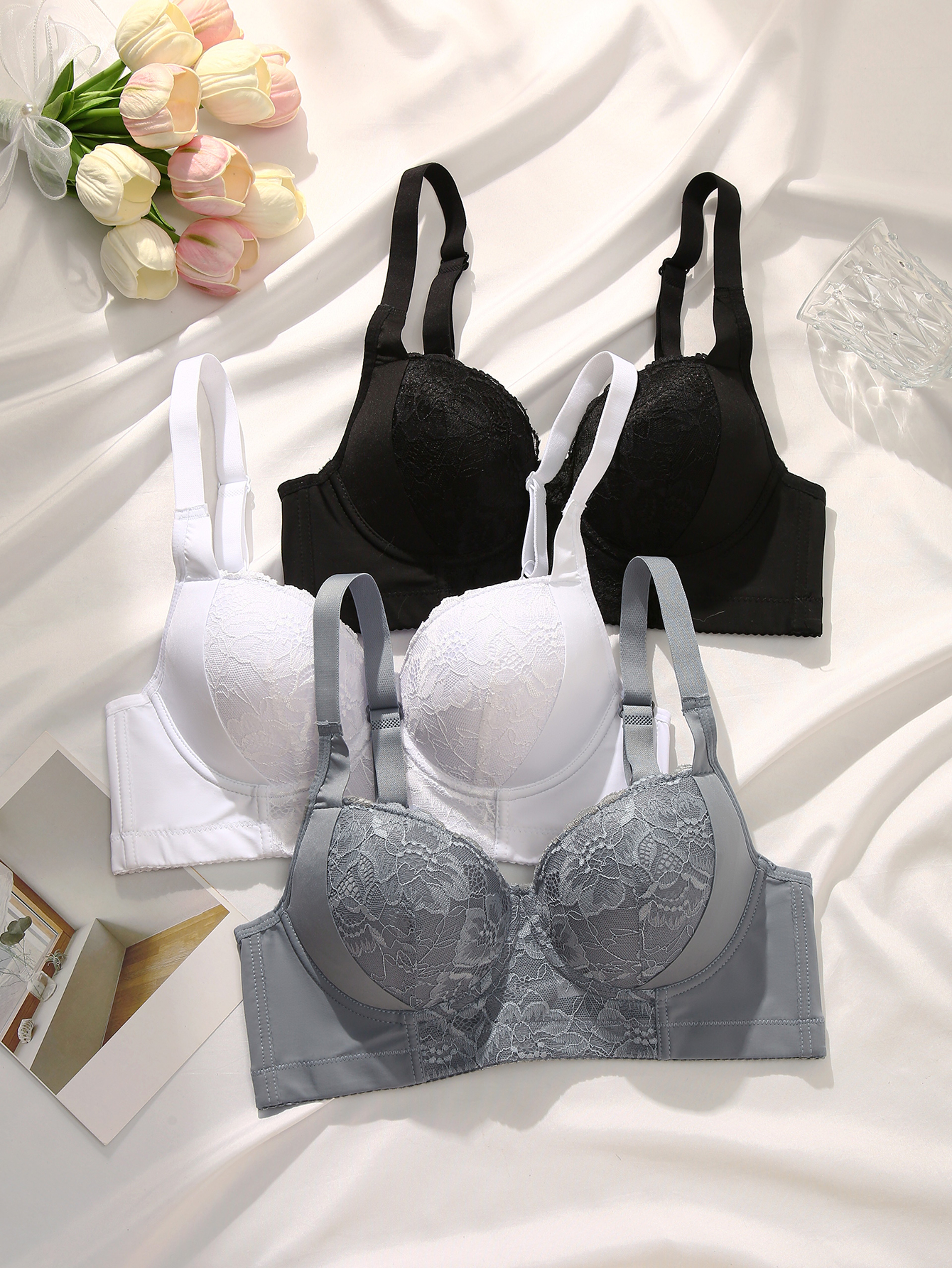 Underwear With Multiple Color Options Womens Underwire PushUp Bra Perfect For All Seasons 0