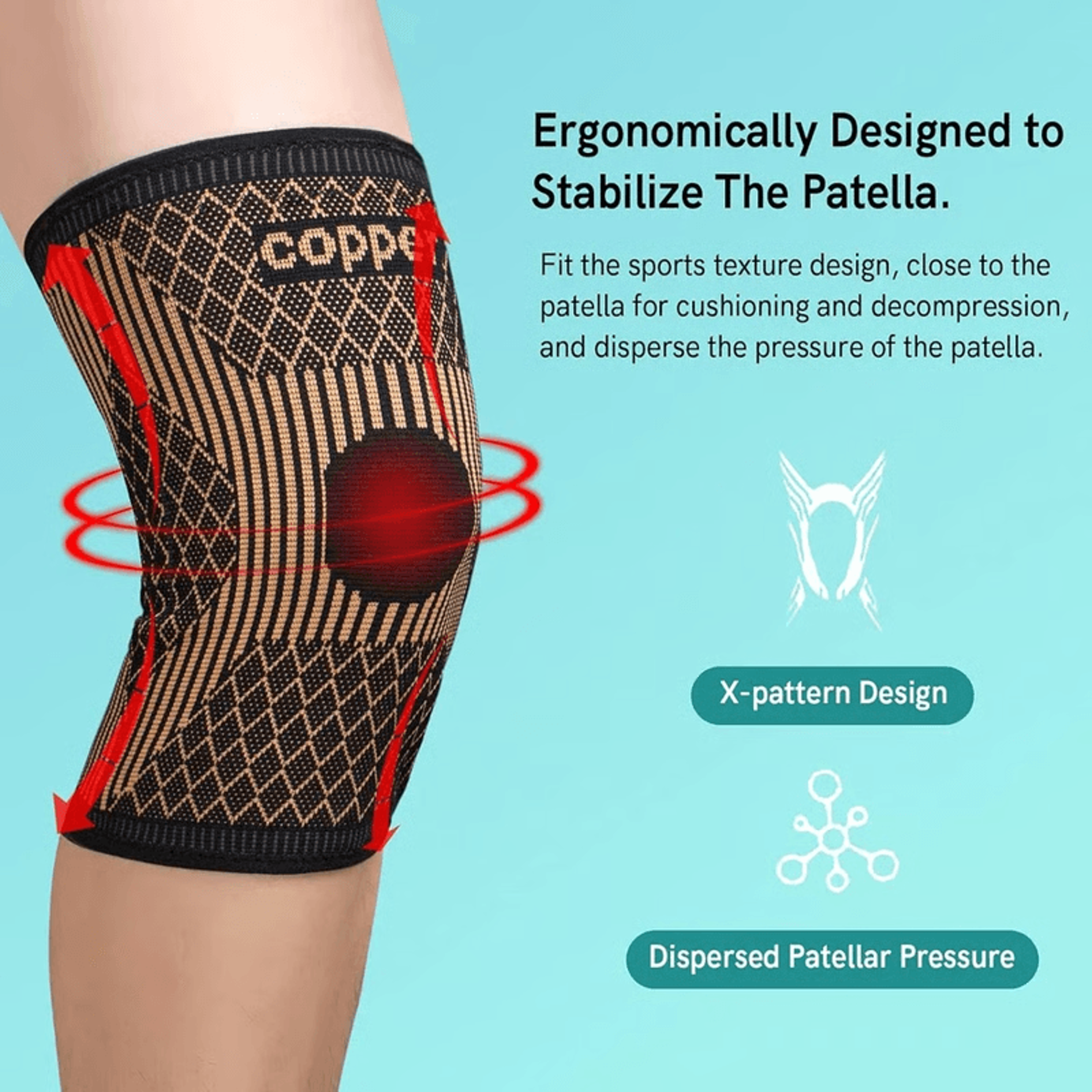 knee brace for swelling and stiffness comfort