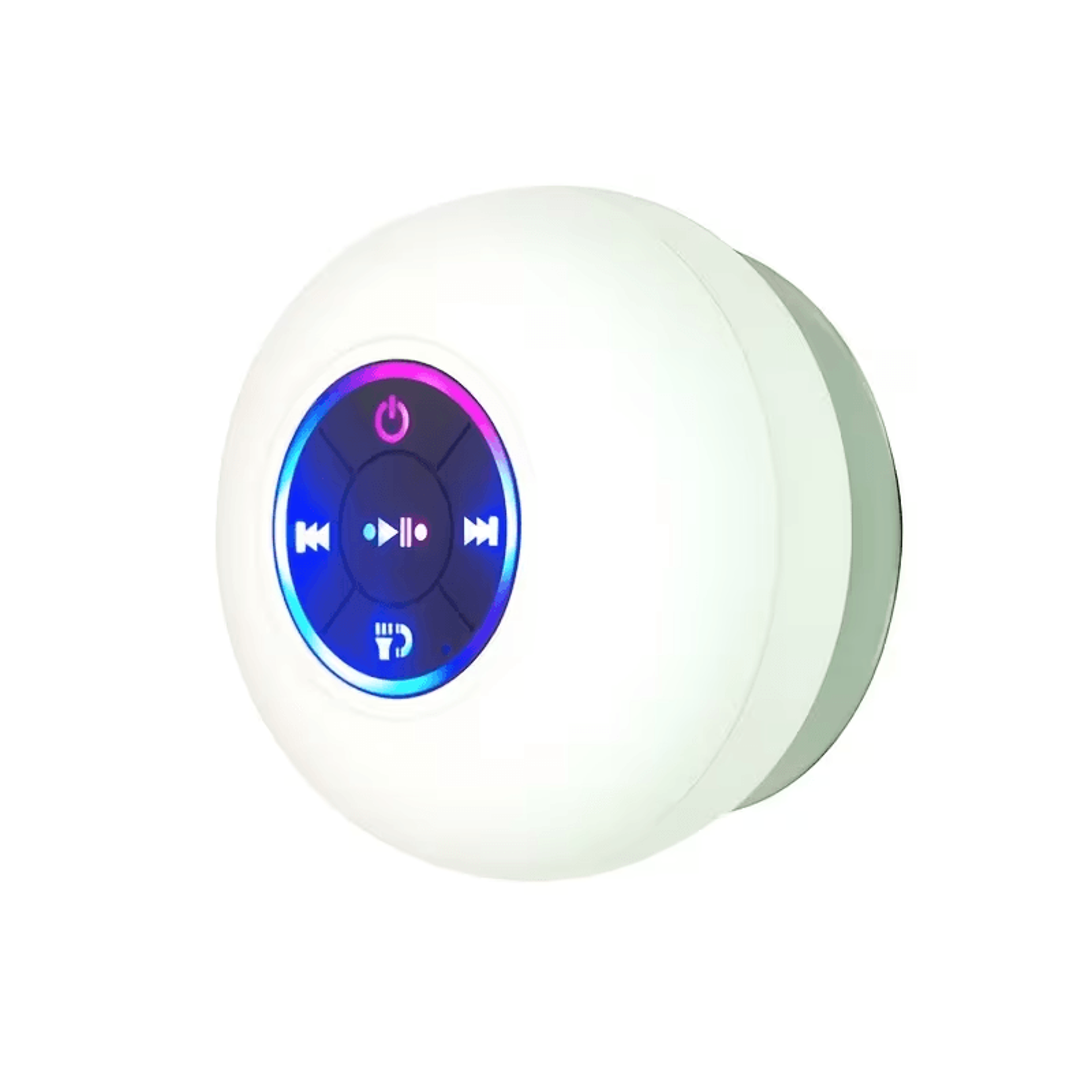 shower speaker playing music near running water