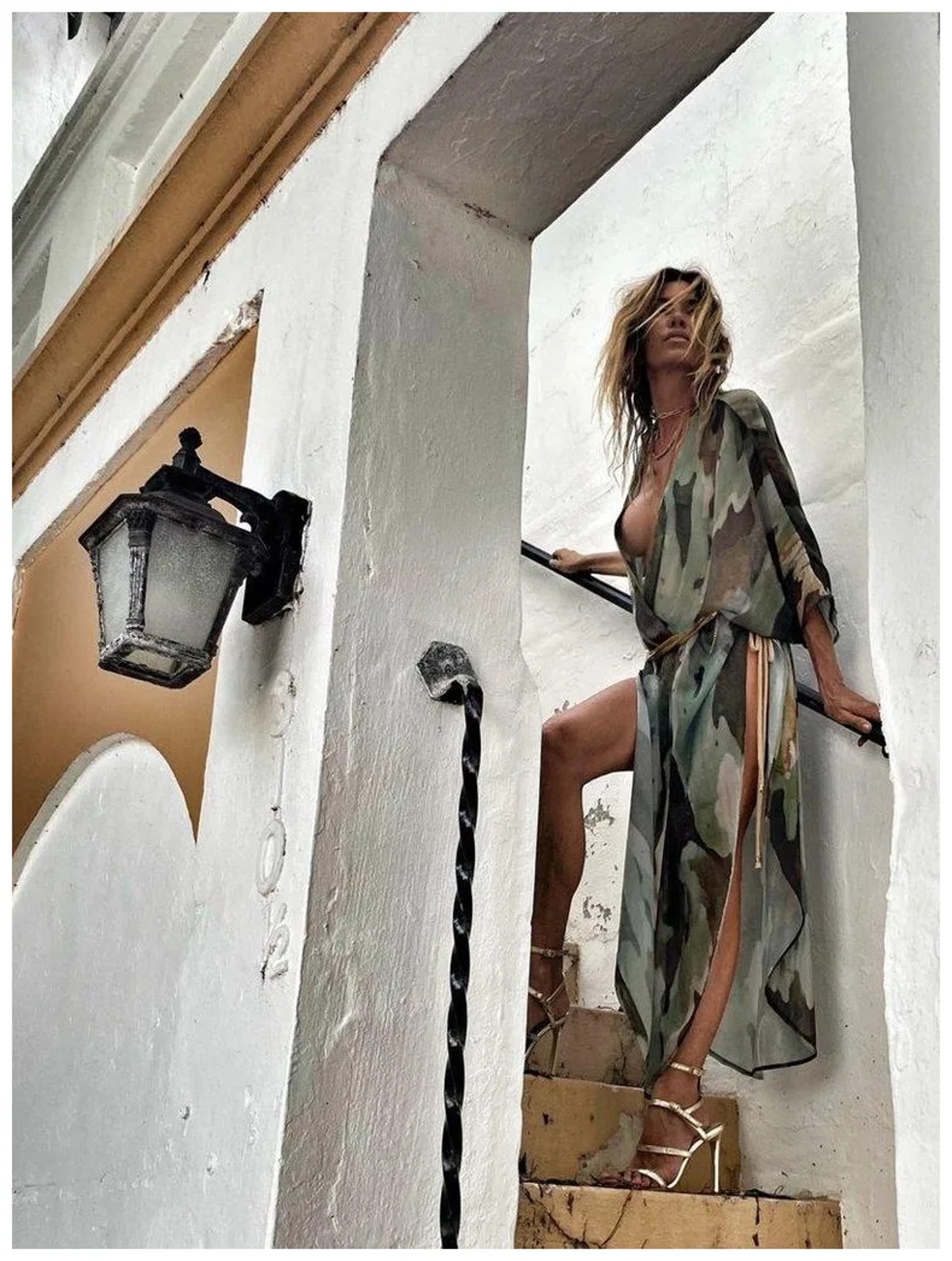Plus Size Long Cardigan Chiffon Tunic for Women, Sexy Swimwear Cover Up, Holiday Beach Wear – view 6