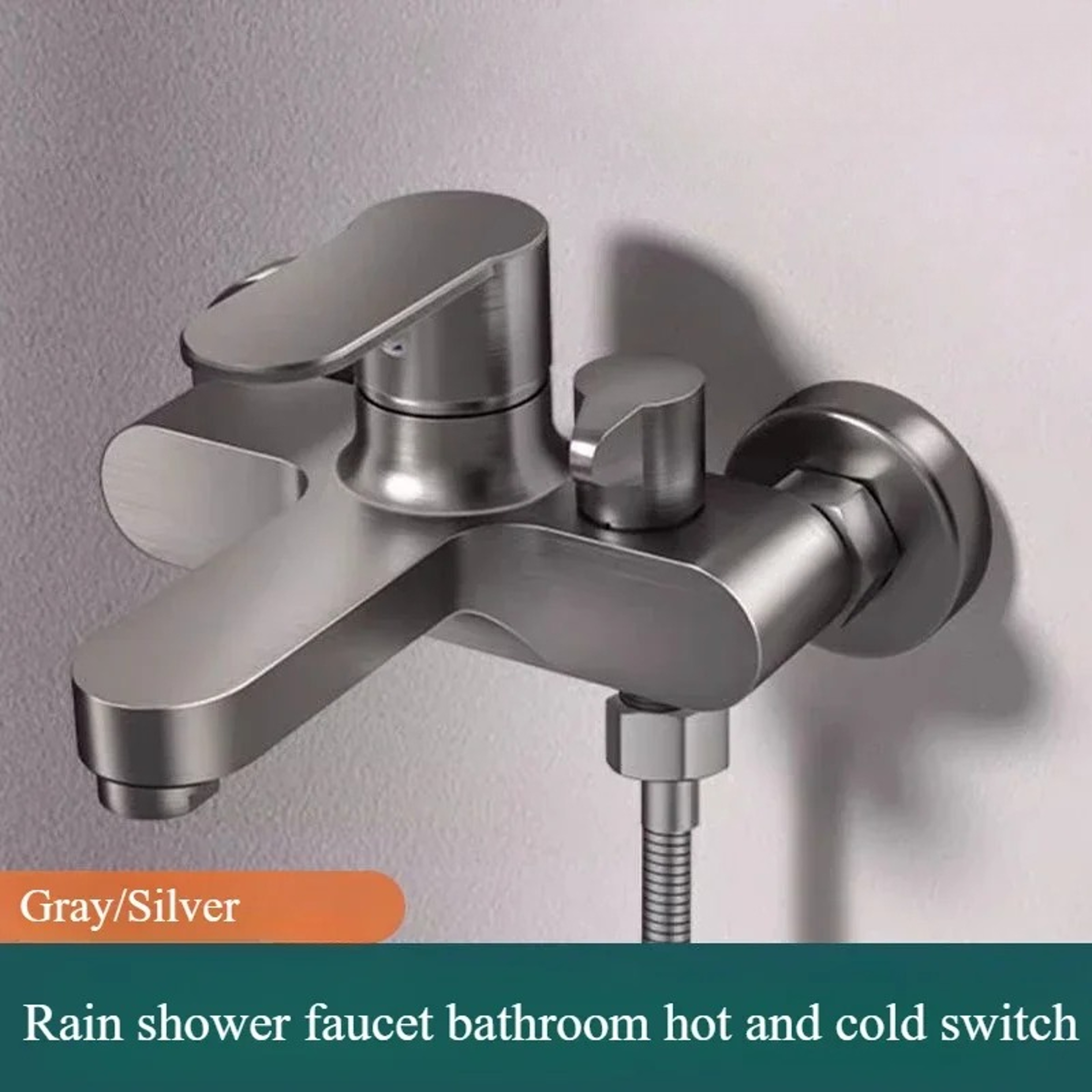 Shower Faucet Faucet Mixing Valve Shower Mixing Switch Triple Bathtub Shower Set Cold Faucet 2