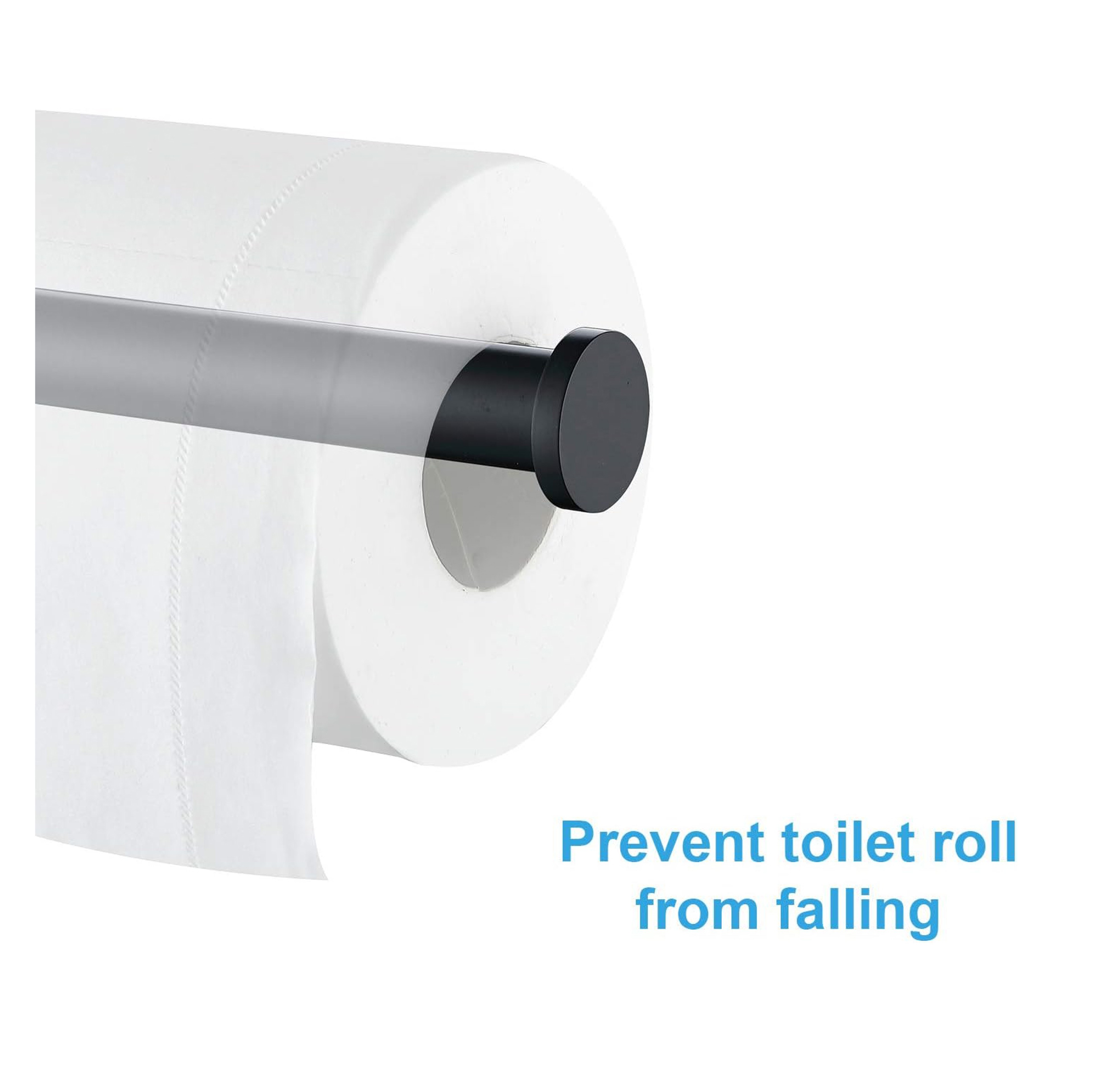 Tissue Paper Holder Roll Paper Rack, Stainless Steel Bathroom Accessories, Drill Installation Toilet Paper Stand – view 2
