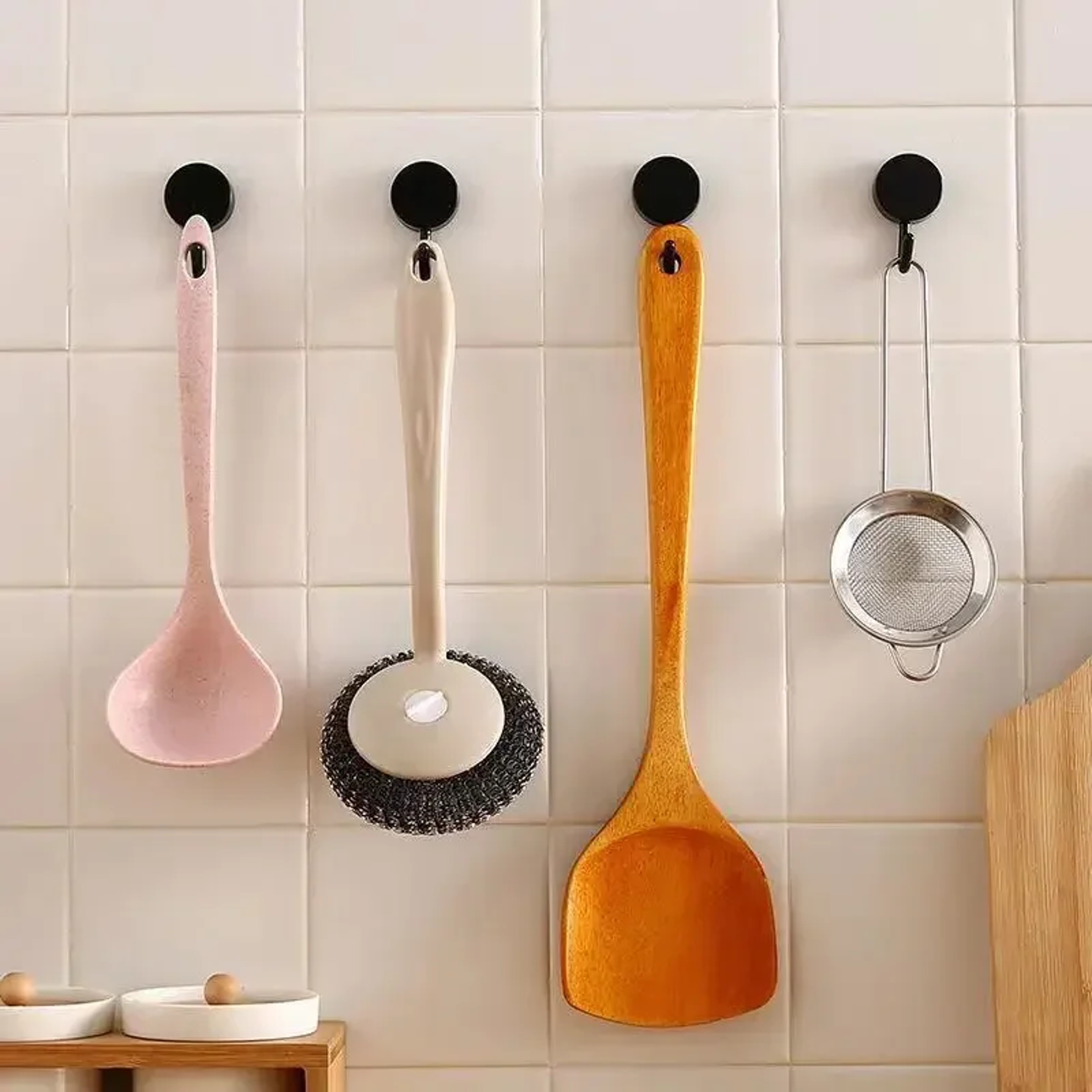 Strong Wall Hook Without Drilling For Coat Bag Towel  Kitchen  Bathroom Home Storage Solution 4