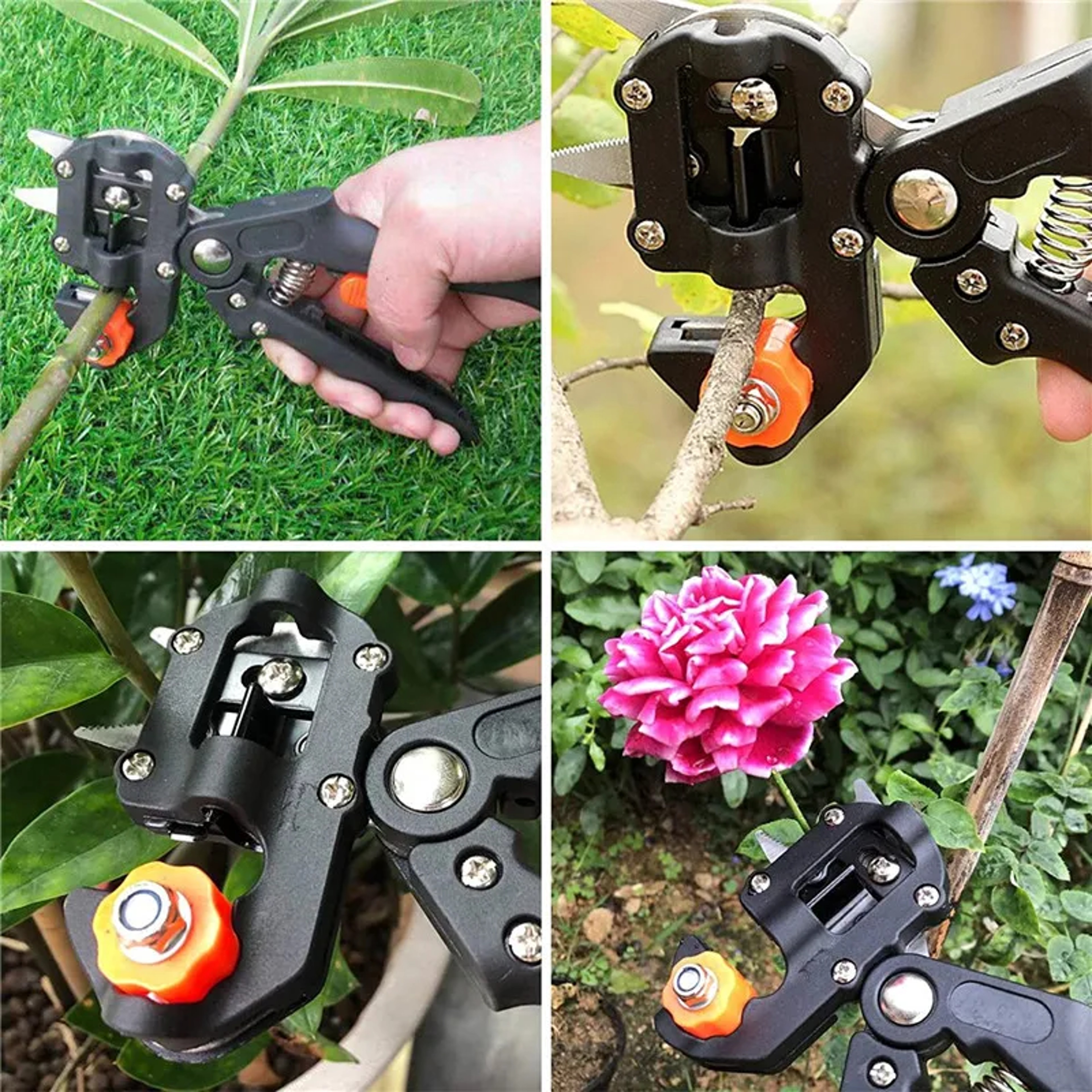 Grafting Pruner Tree Grafting Scissors Professional Plant Cutter Garden Pruning Secateur 4
