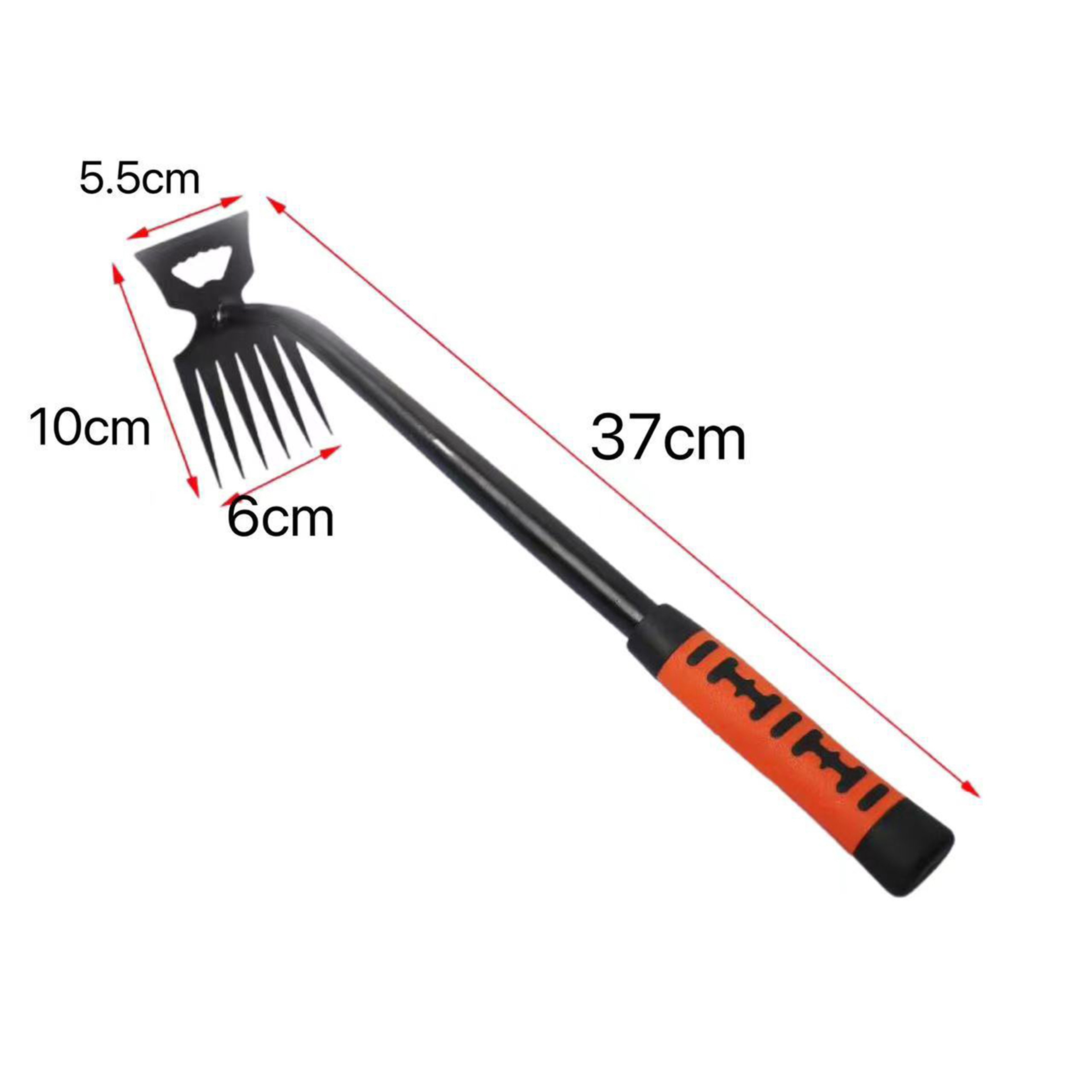 Dual Headed Stainless Steel Garden Rake Weeding Tool For Effective Gardening 6