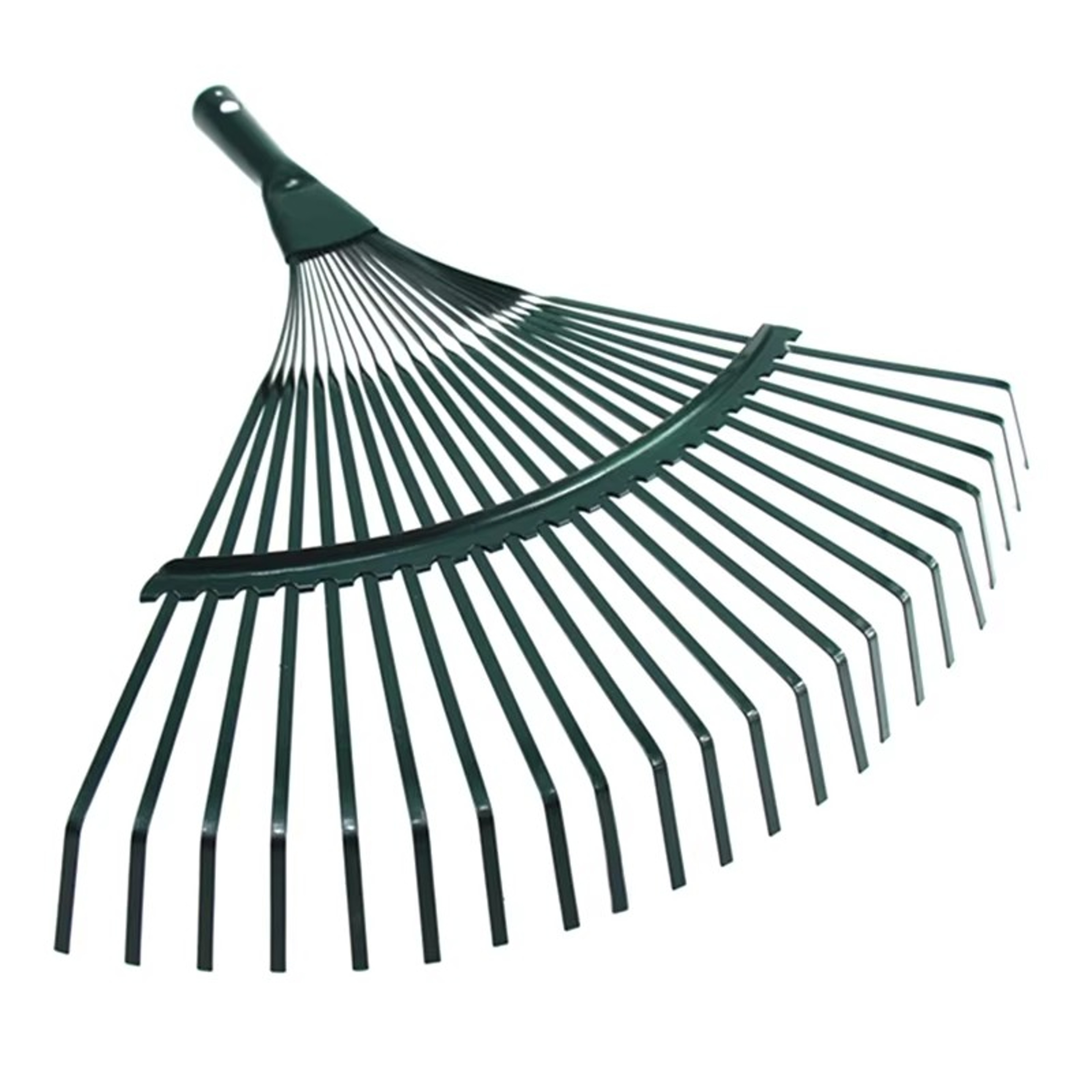 High Carbon Steel Lawn Leaves Rake Heavy Duty Steel Metal Garden Tool Without Handle 0