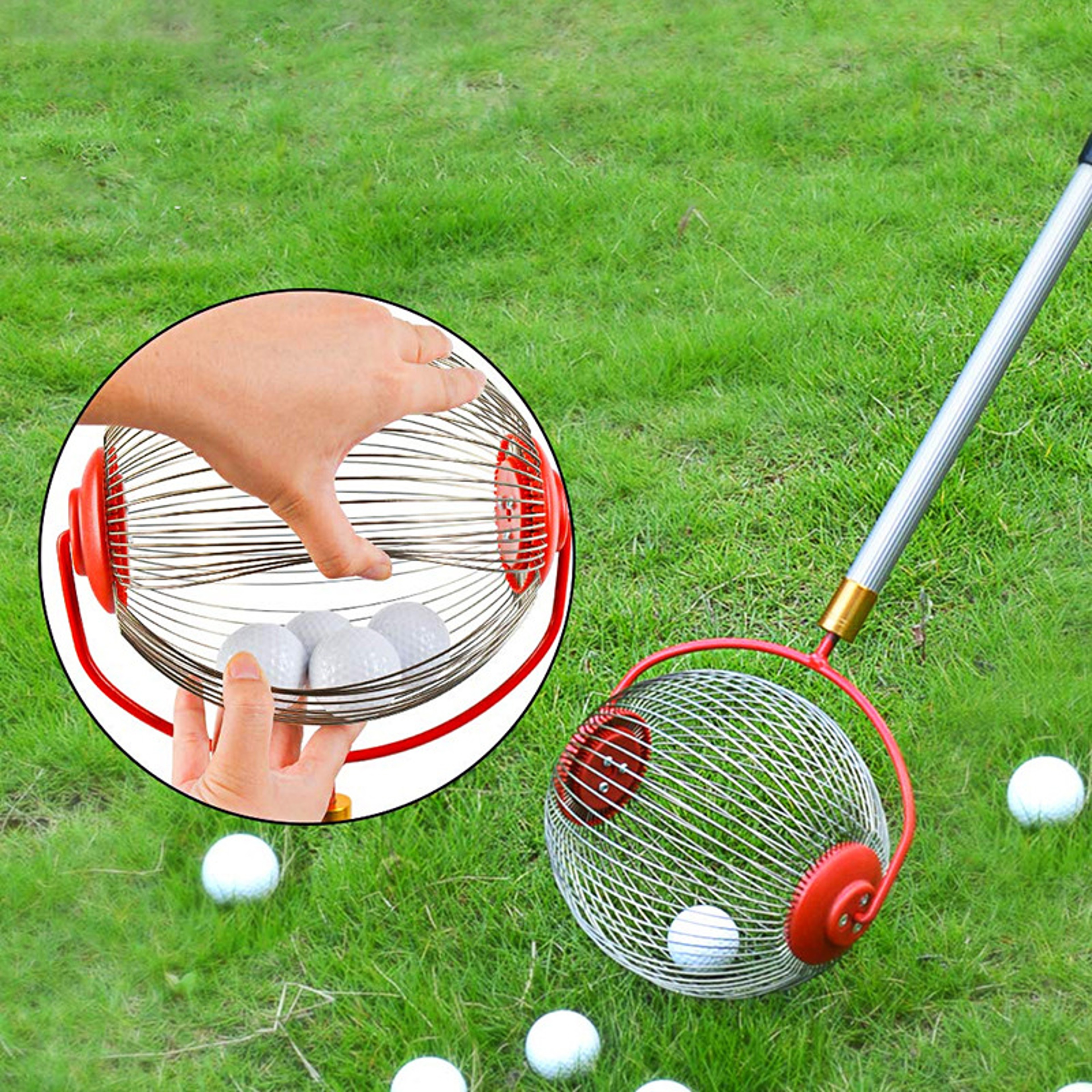 Rolling Nut Picker Adjustable Nut Gatherer Manual Tool For Walnuts Pecans Golf Balls Lightweight Ou 2