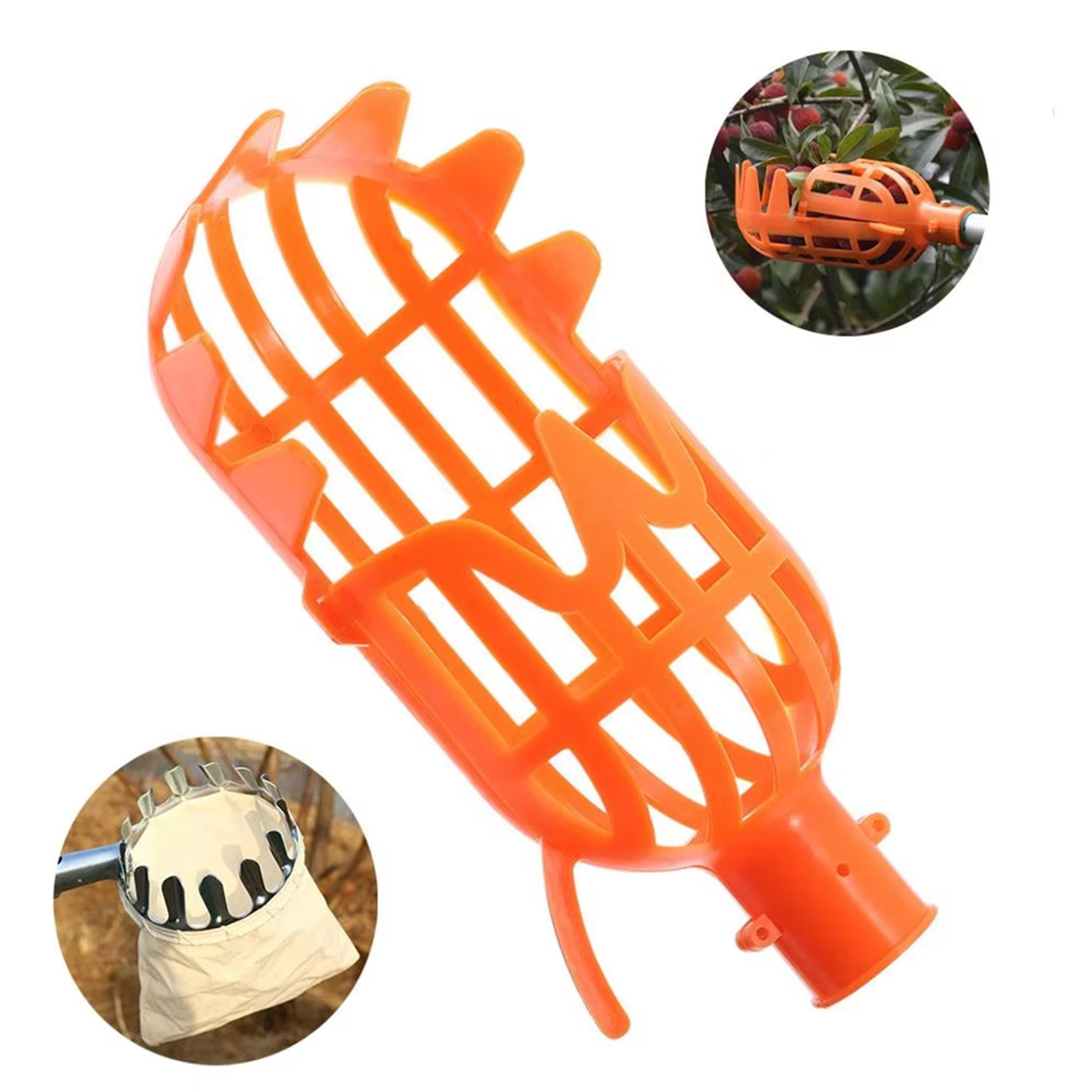 Handheld Picking Tool for Apple Pear Peach - Easy Fruit Harvesting Catcher Garden Tool – view 6