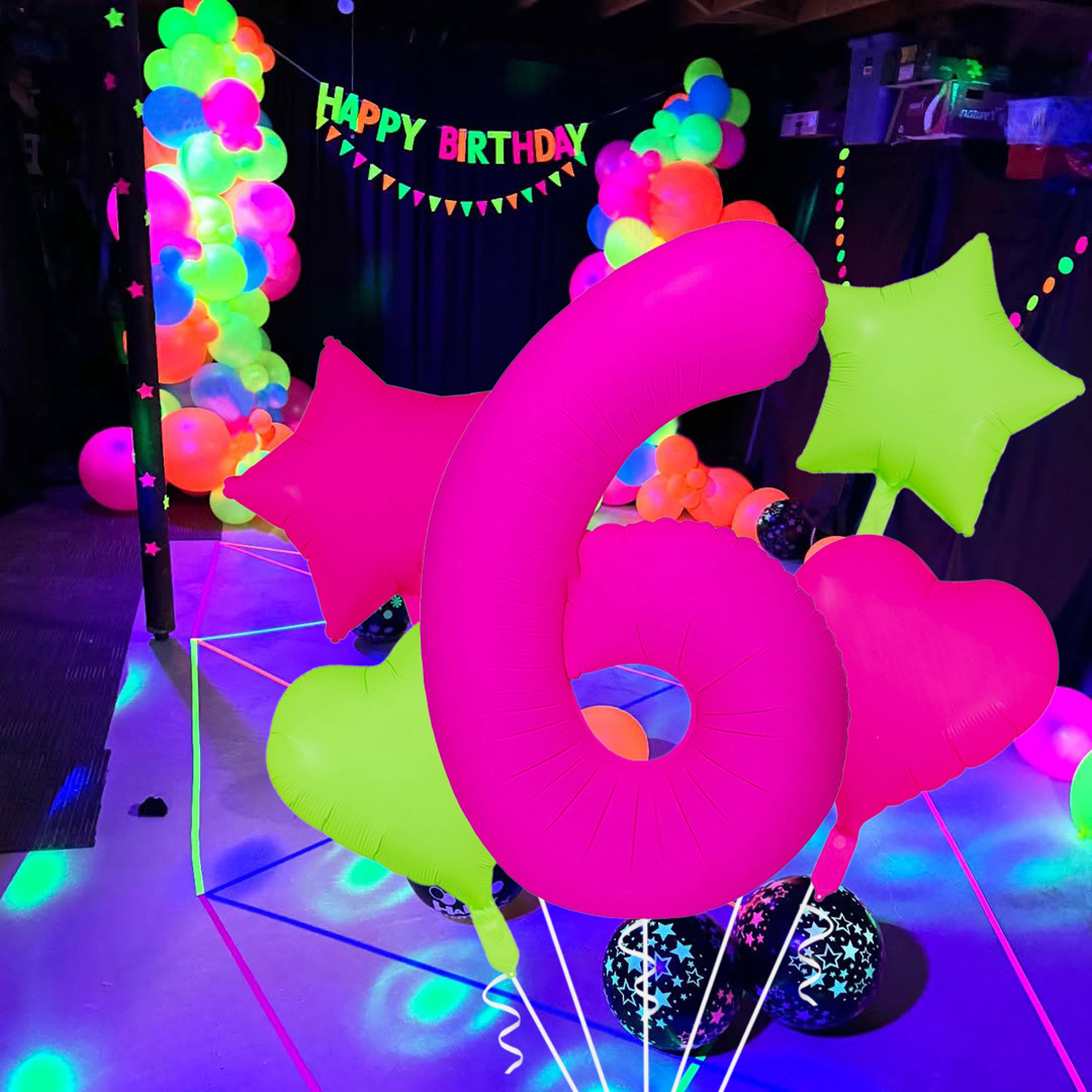 HeartShaped Pointed Star Balloons For Birthday And Graduation Season Decorations 1