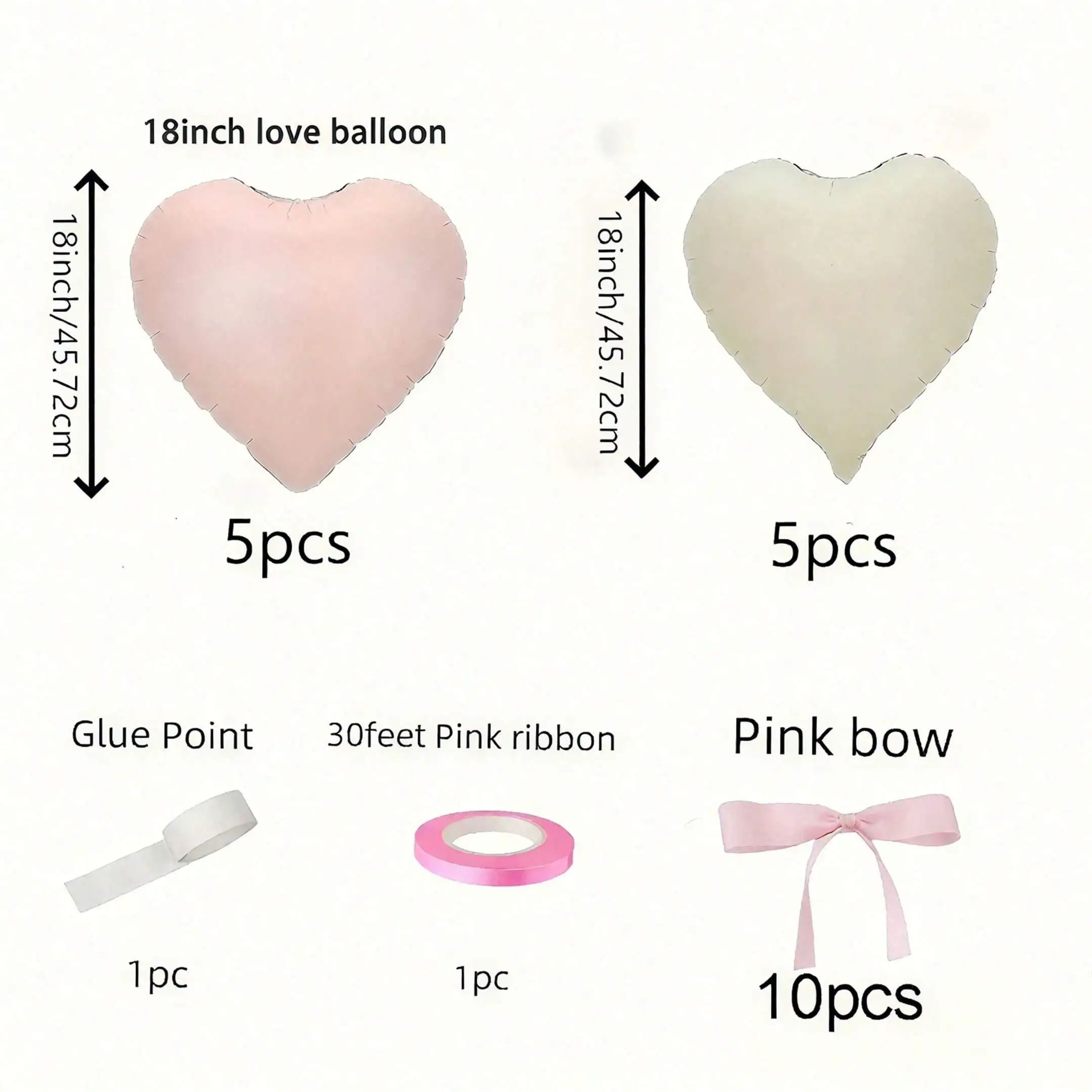 Pink Bowtie Shaped Aluminum Foil Balloons for Wedding, Birthday, Party Celebrations – view 4