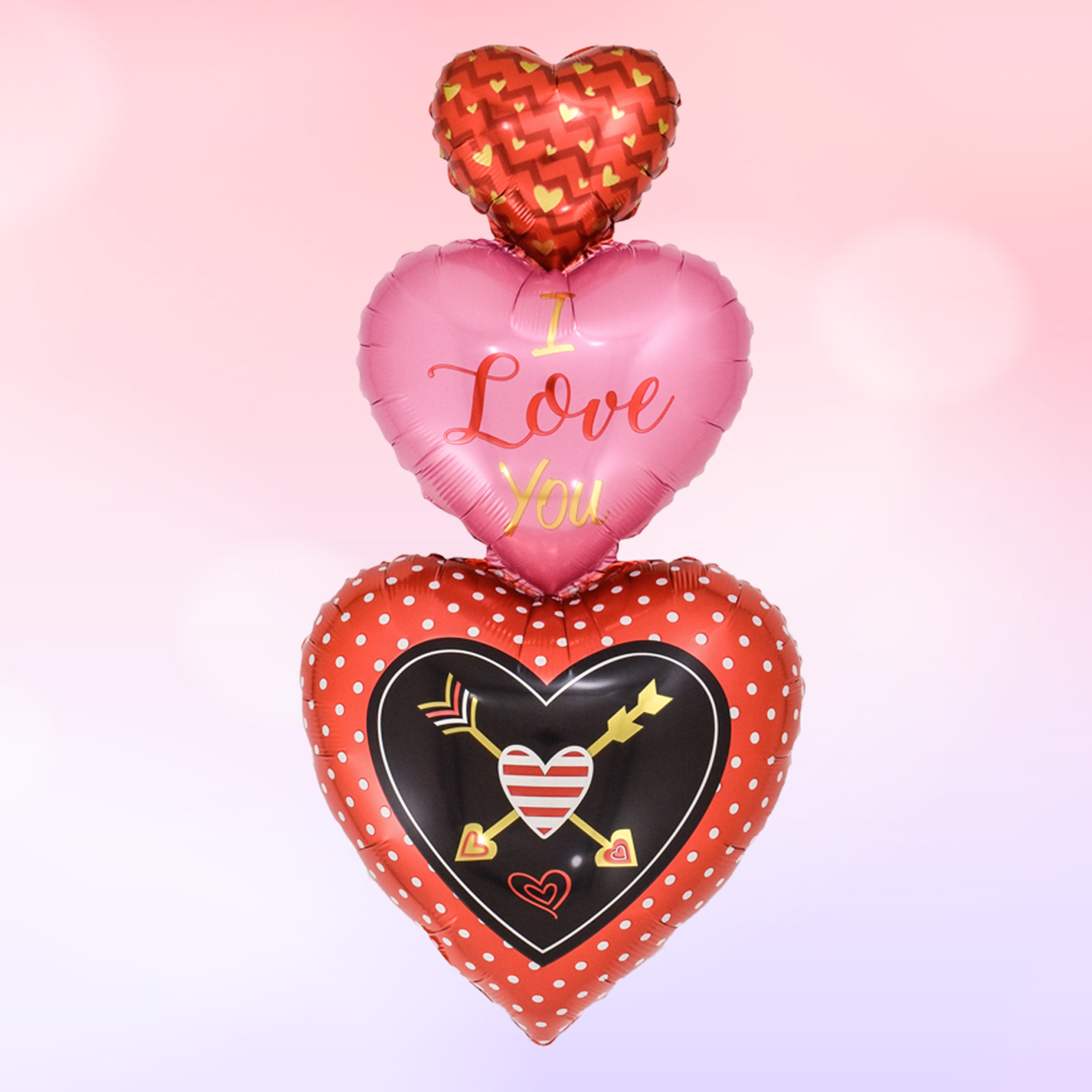You Foil Balloons Love Heart Helium Balloon for Wedding, Engagement, and Valentine's Day Decorations – view 3