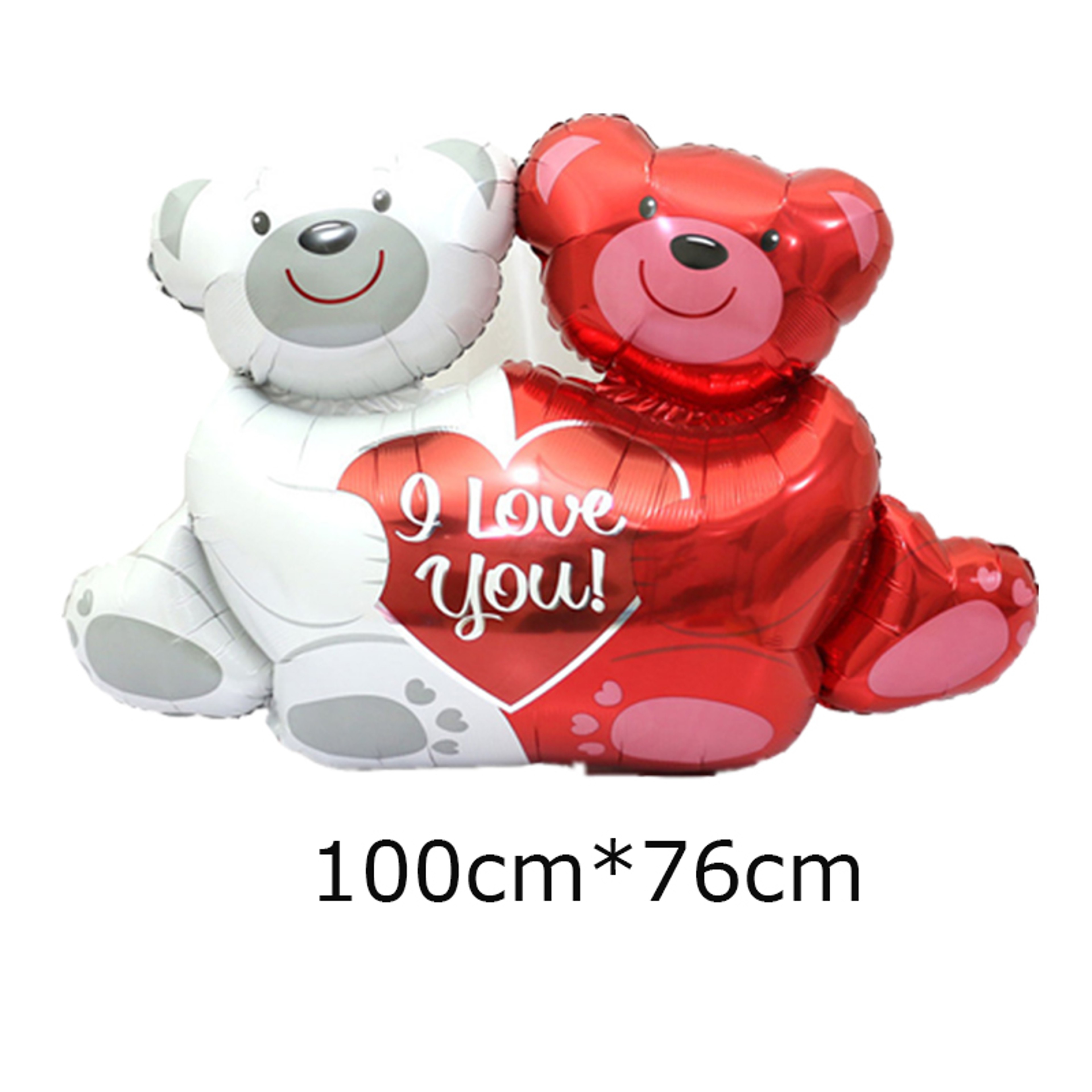 You Foil Balloons Love Heart Helium Balloon for Wedding, Engagement, and Valentine's Day Decorations – view 7