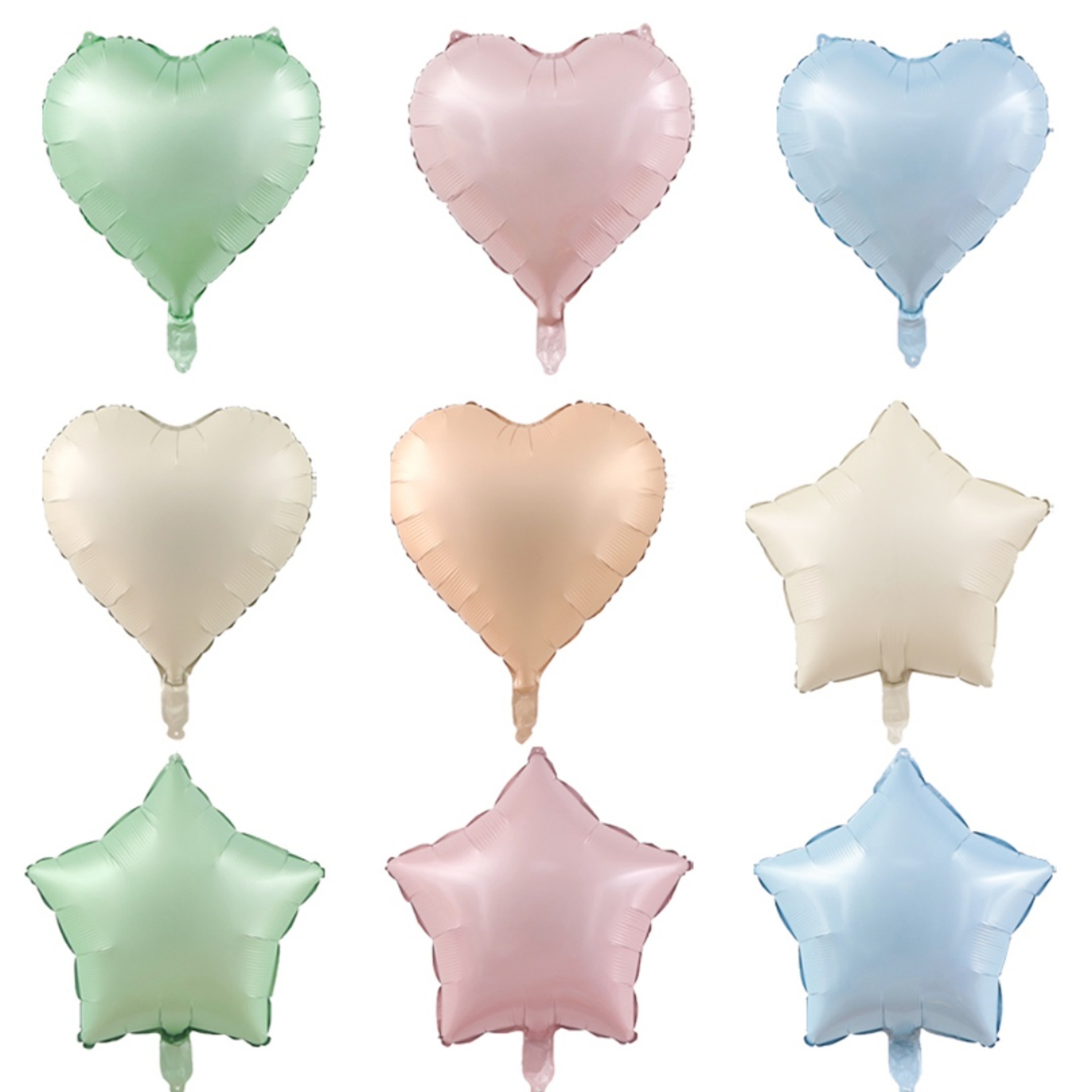 Heart-Shaped Pink Sage Green Balloon for Valentine's Day, Wedding Anniversary, Birthday Party Decor – view 2