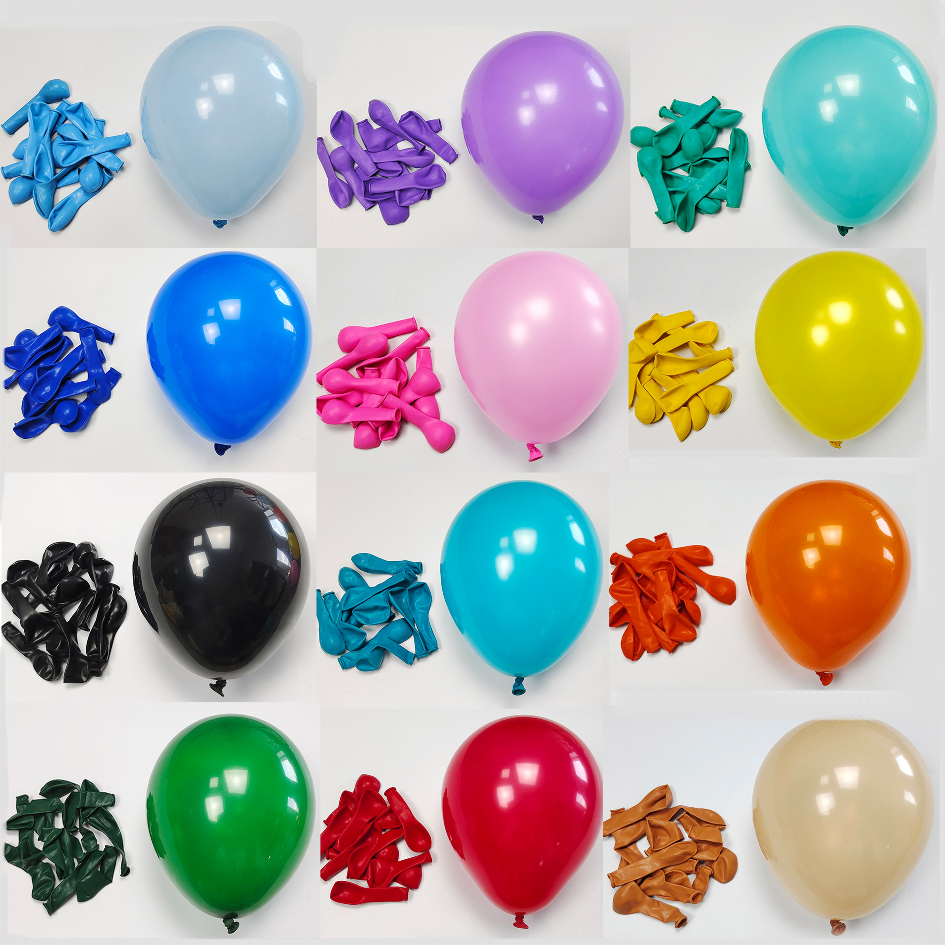 Metallic Chrome Balloons in Gold, Silver, Black, Pink for Wedding, Birthday Xmax Decoration – view 2
