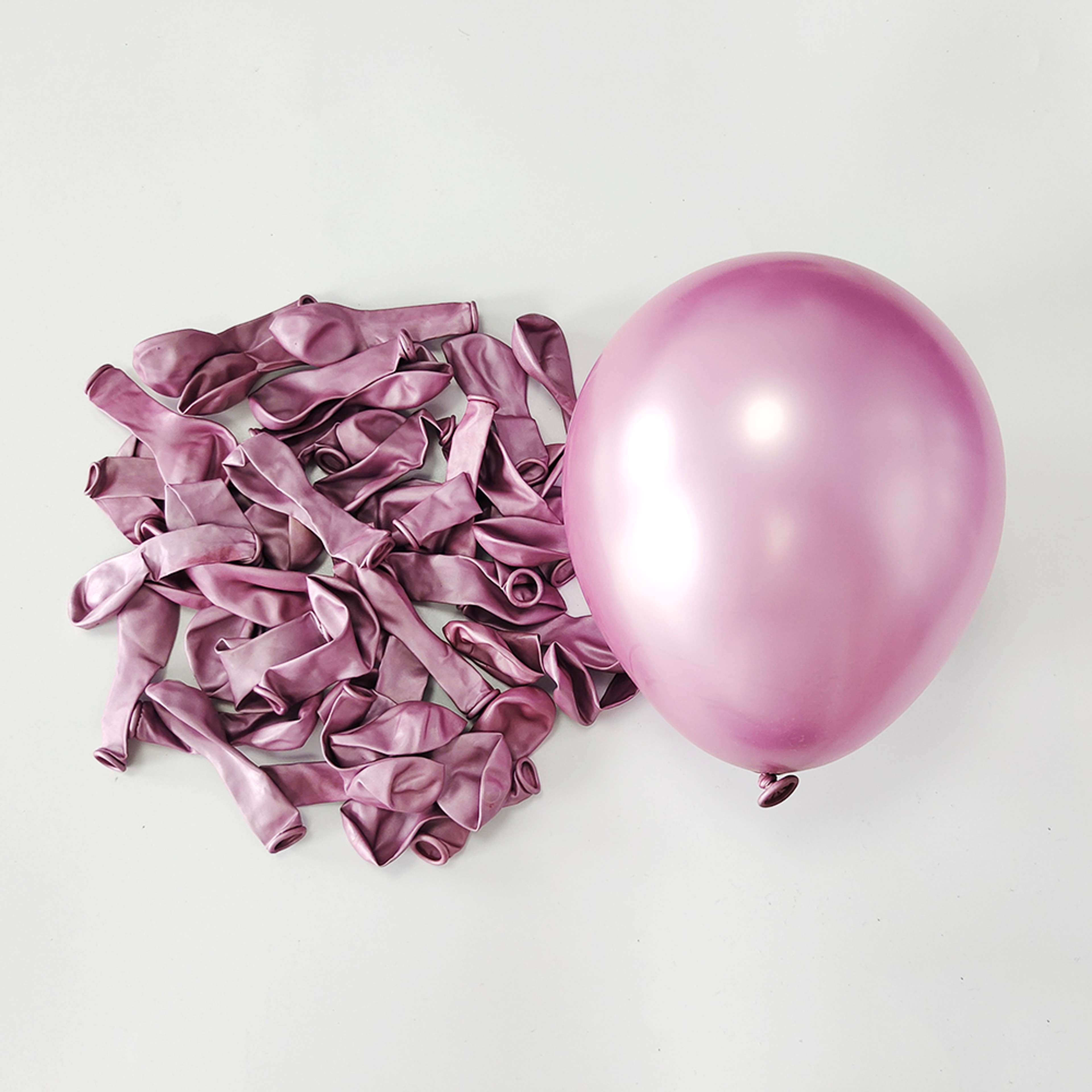Metallic Chrome Balloons in Gold, Silver, Black, Pink for Wedding, Birthday Xmax Decoration – view 5