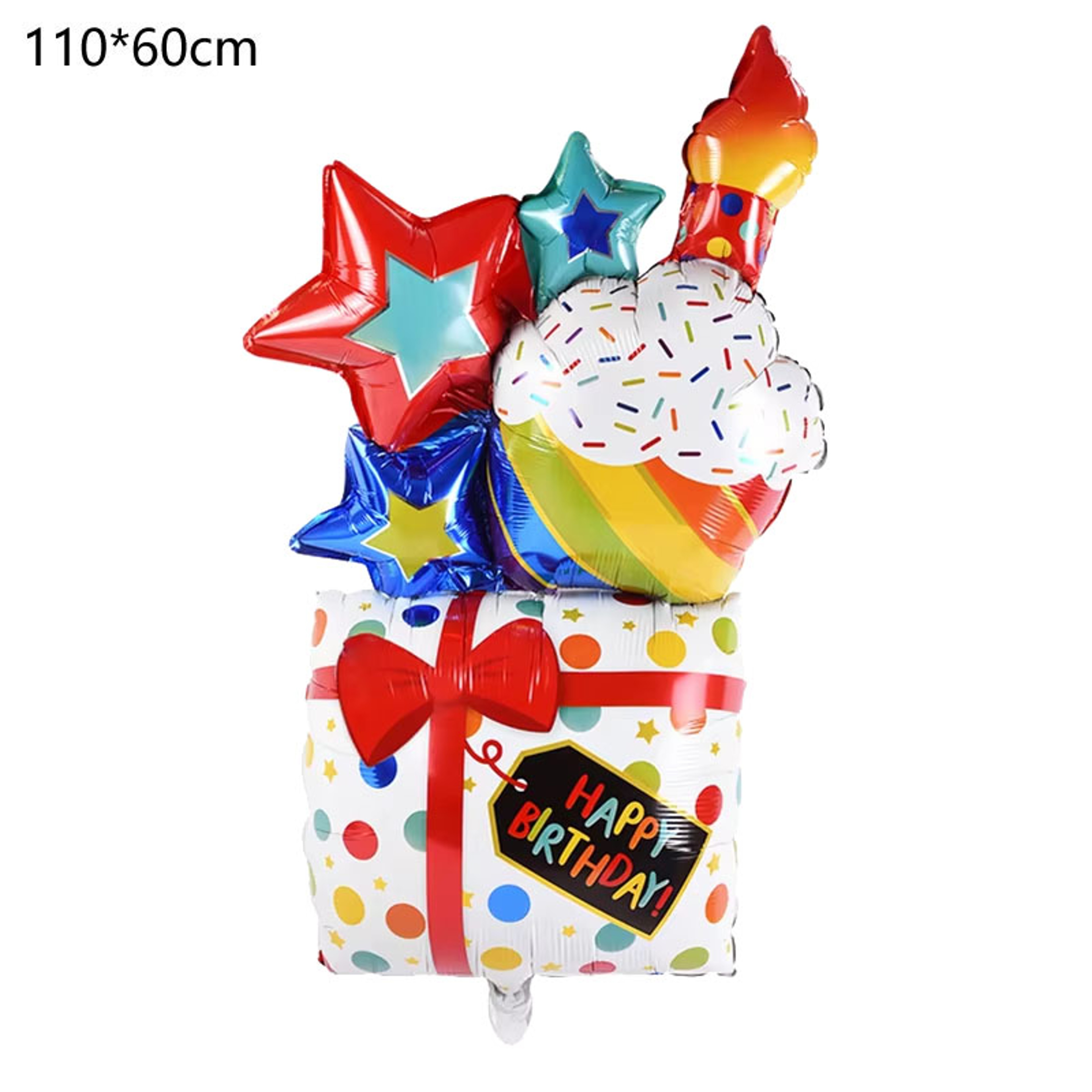 Cute Cake Balloon, Base Standing Foil Balloon, Kids Birthday Party Decor Supplies – view 20