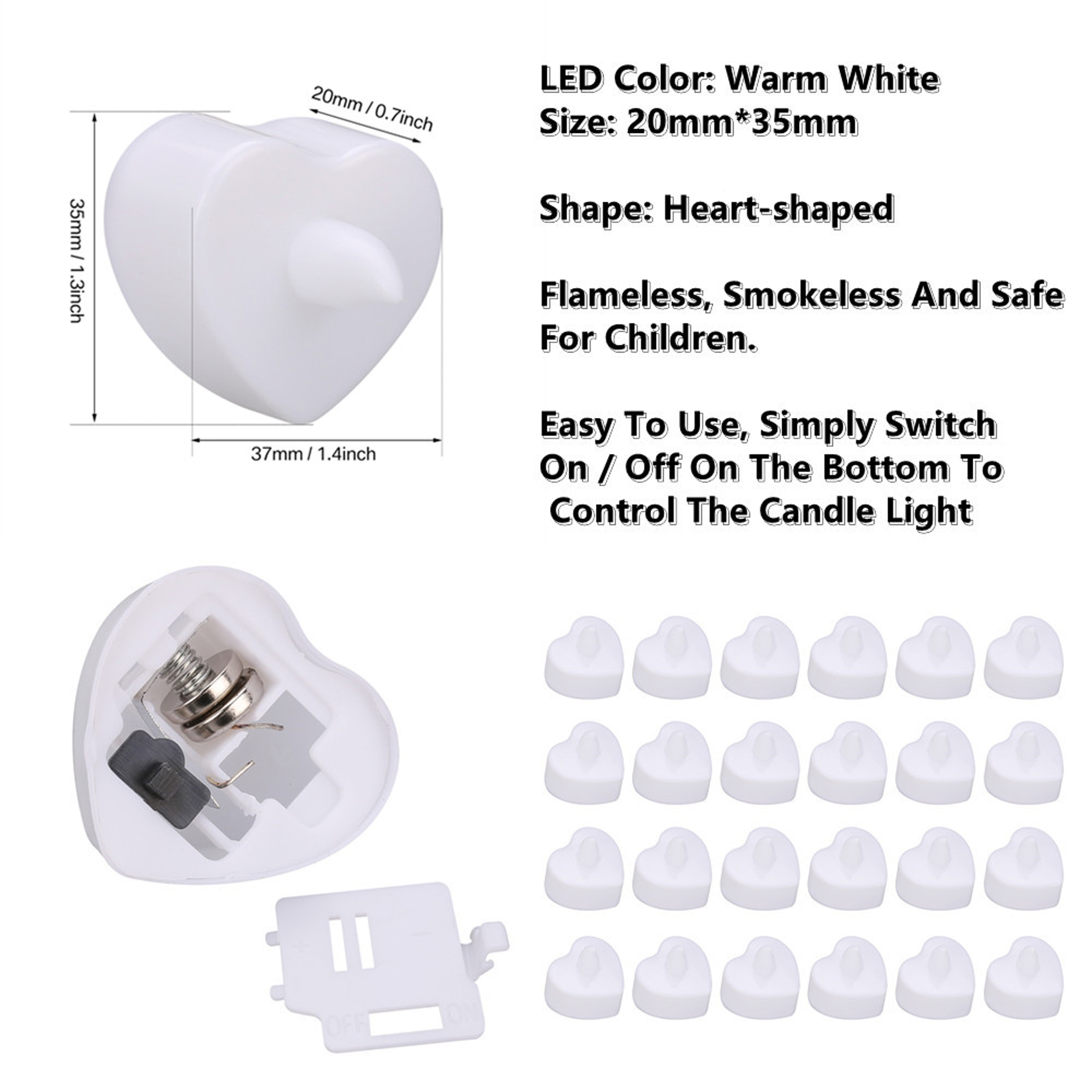 Romantic Flameless Rose Petal Tea Lights For Anniversary Wedding Table Night Light 4