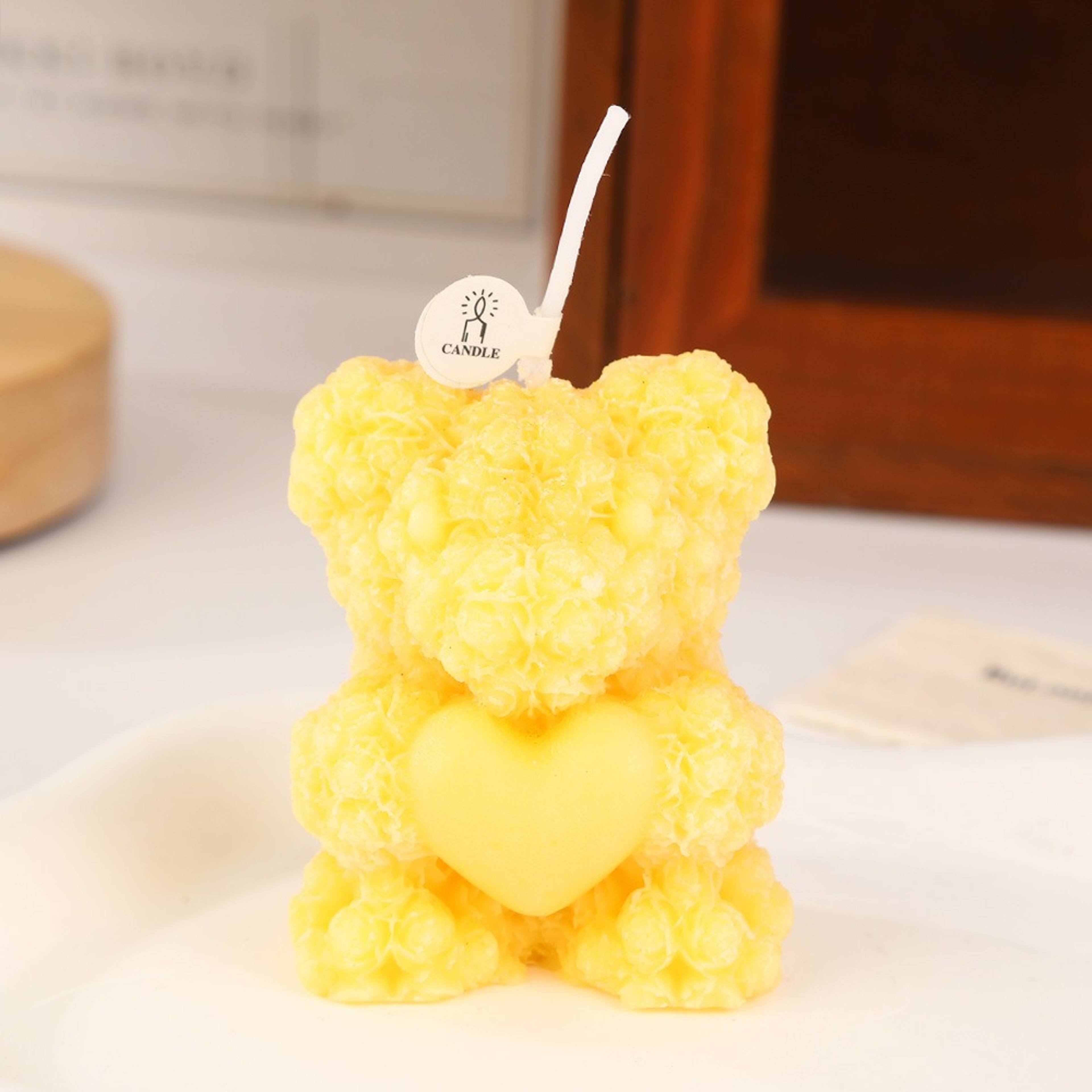 Festival Rose Bear Scented Candle Atmospheric Fragrance Souvenir For Home 5