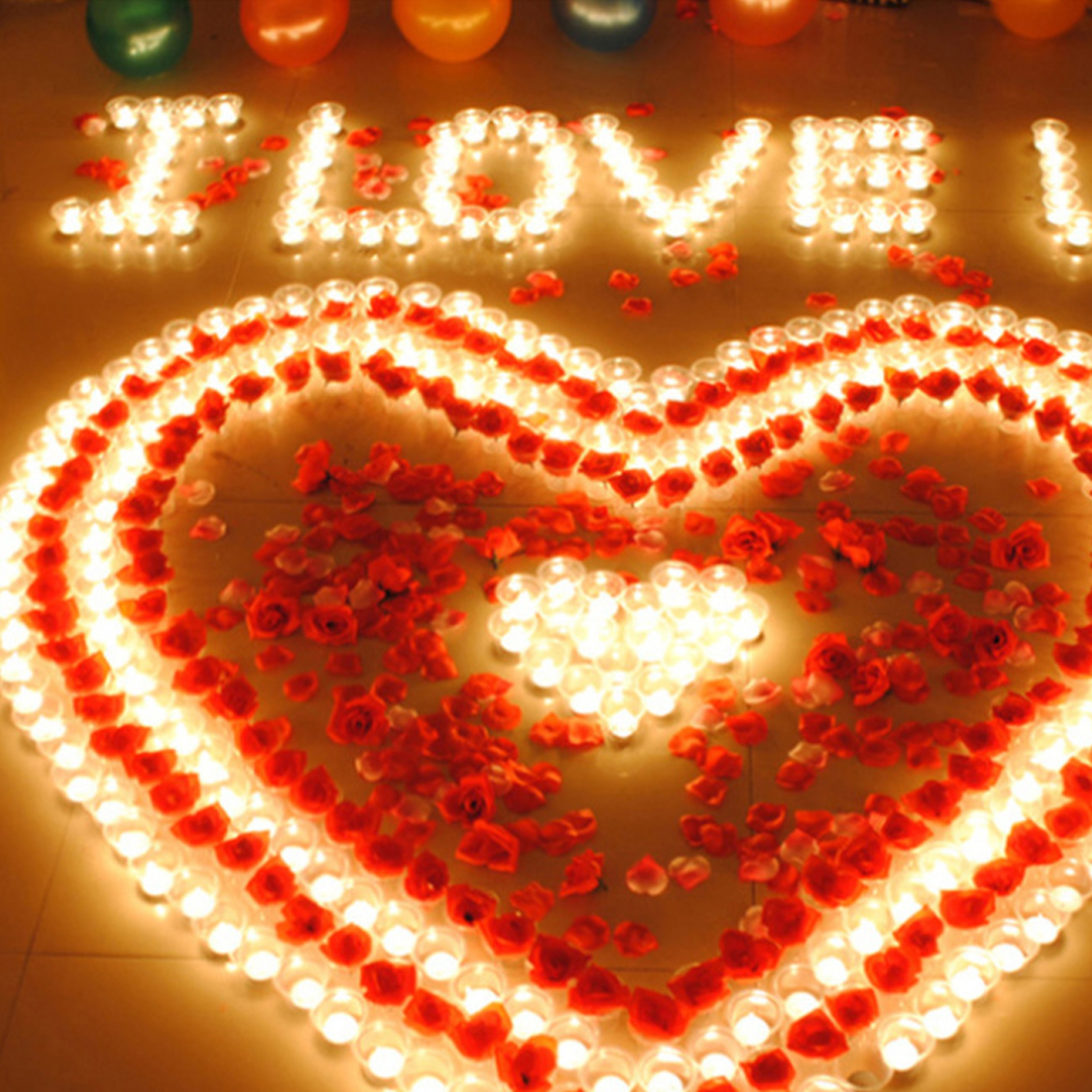 Wedding Anniversary Smokeless Floating Wax Party Decoration, Event Table Lighting, Home Candles – view 4