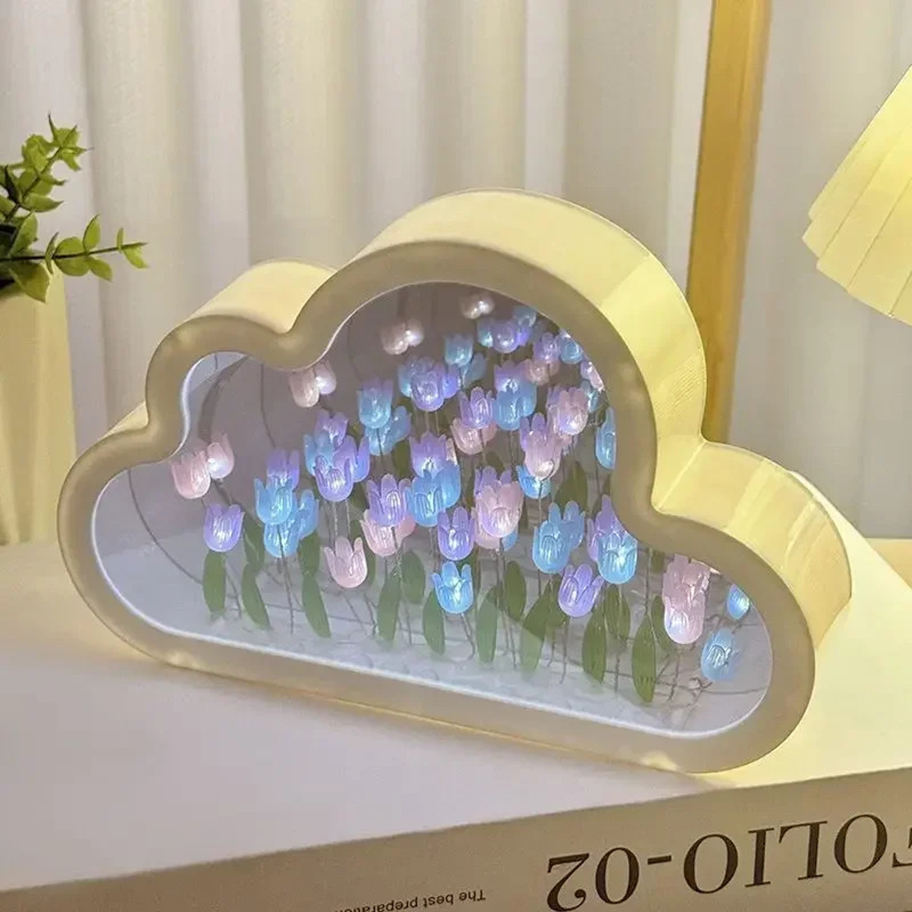 Transparent Qixi Lovers Handmade Night Light Creative Atmosphere Gift Decoration – view 1
