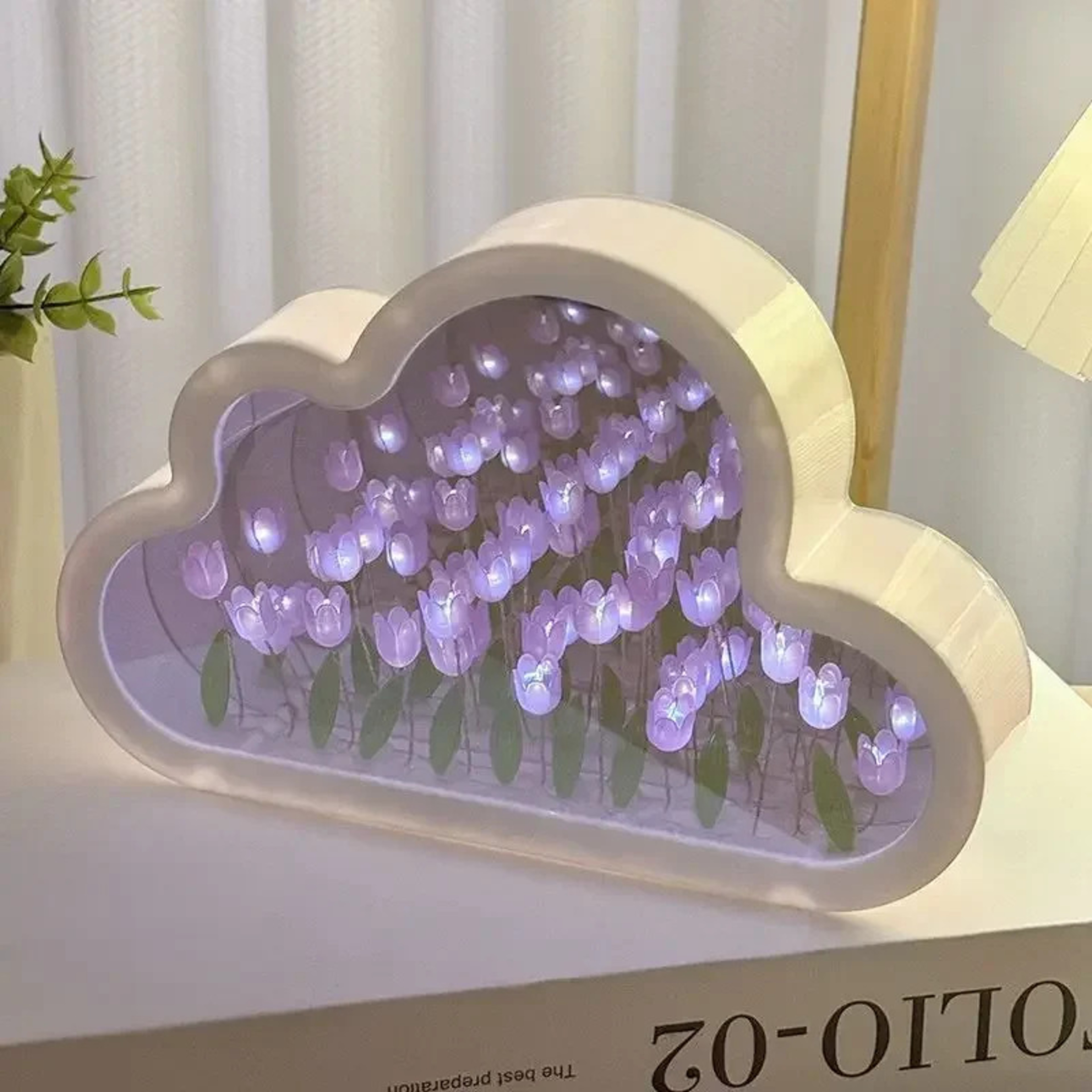 Transparent Qixi Lovers Handmade Night Light Creative Atmosphere Gift Decoration – view 5