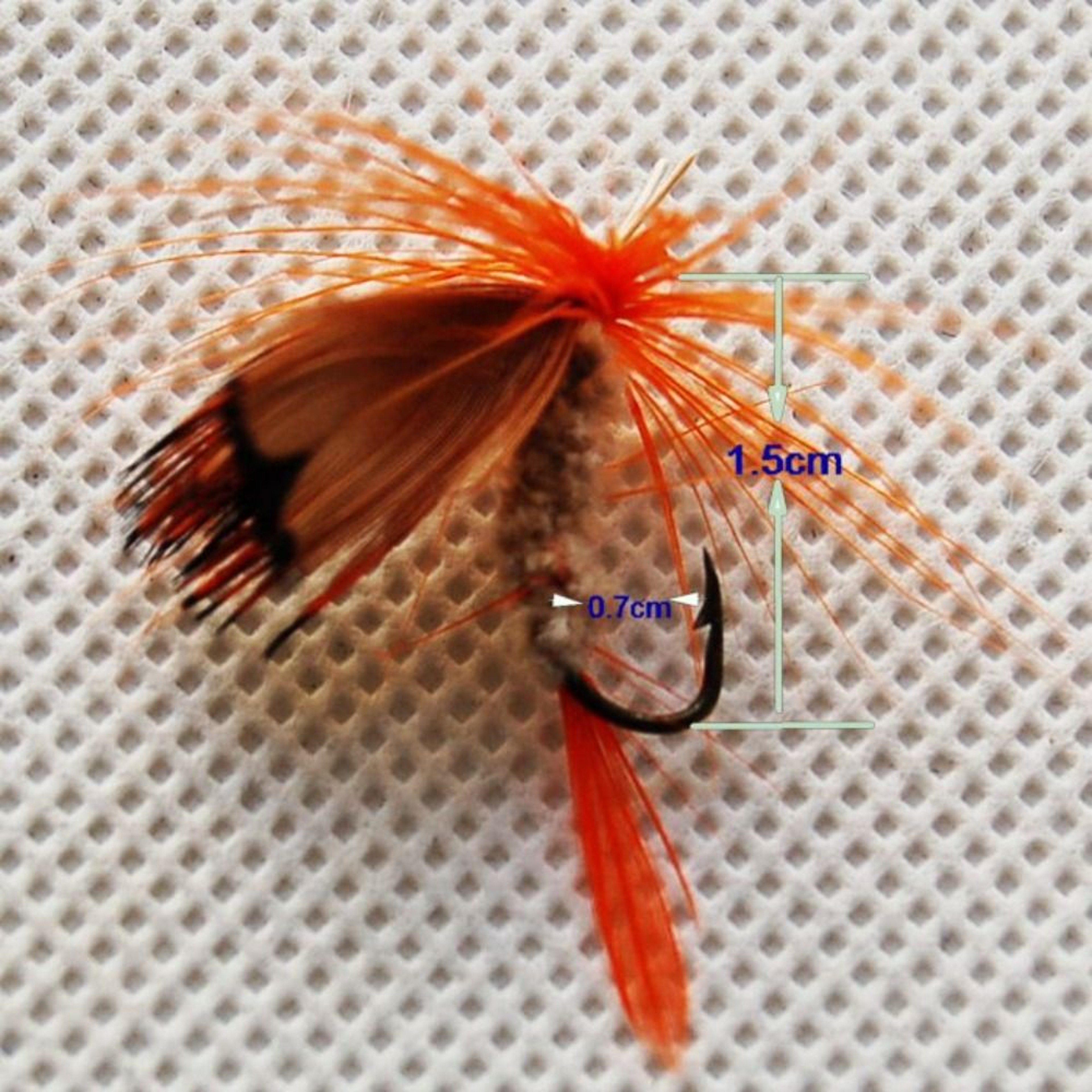 Outdoor Fly Fishing Lures, Steel Sharpened Hook Bait, Feather Dry Fly Tackle – view 3