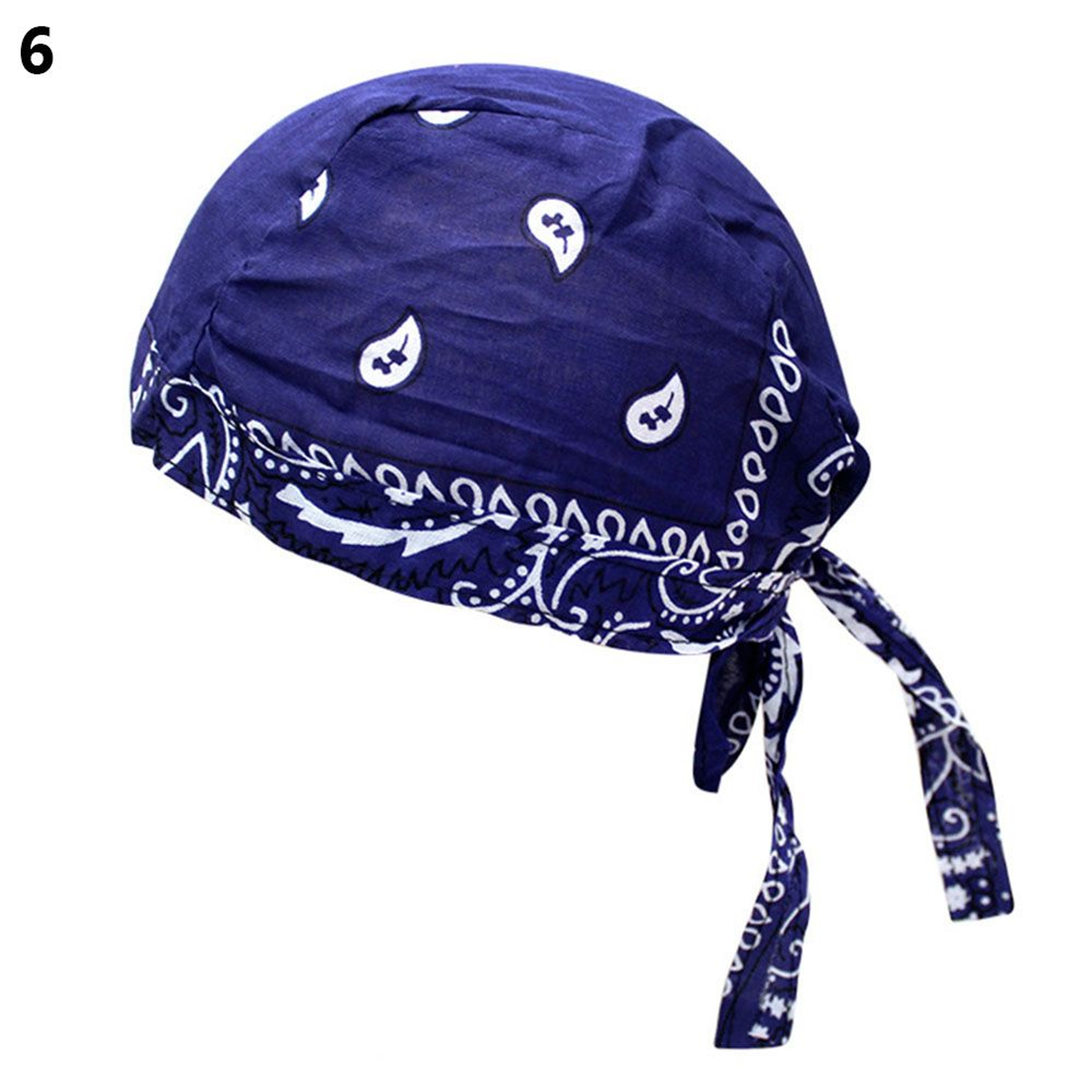 Adjustable Chemo Cap for Men Women, Quick Dry Pirate Hat, Outdoor Sport Bandana Cycling Headscarf – view 15