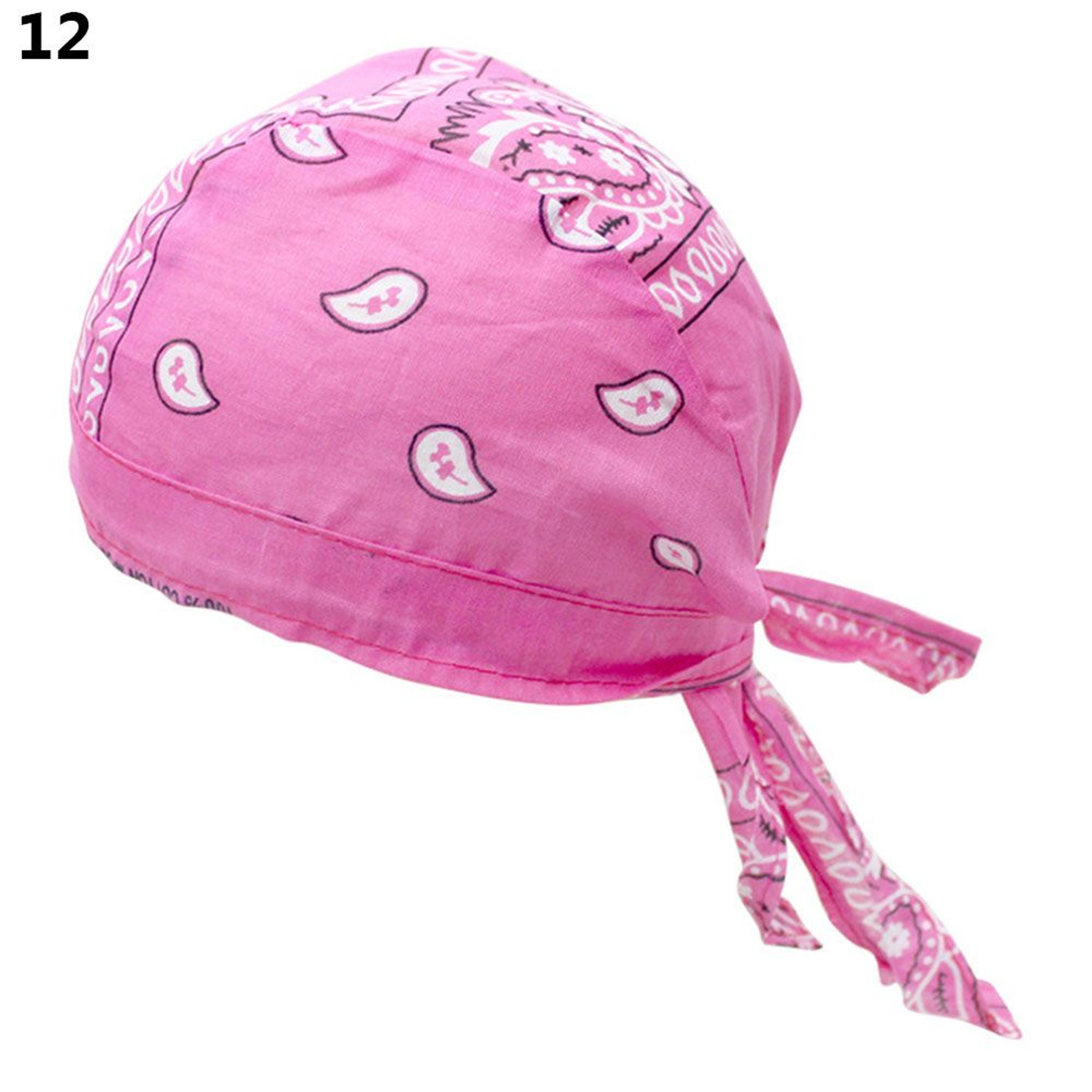 Adjustable Chemo Cap for Men Women, Quick Dry Pirate Hat, Outdoor Sport Bandana Cycling Headscarf – view 21