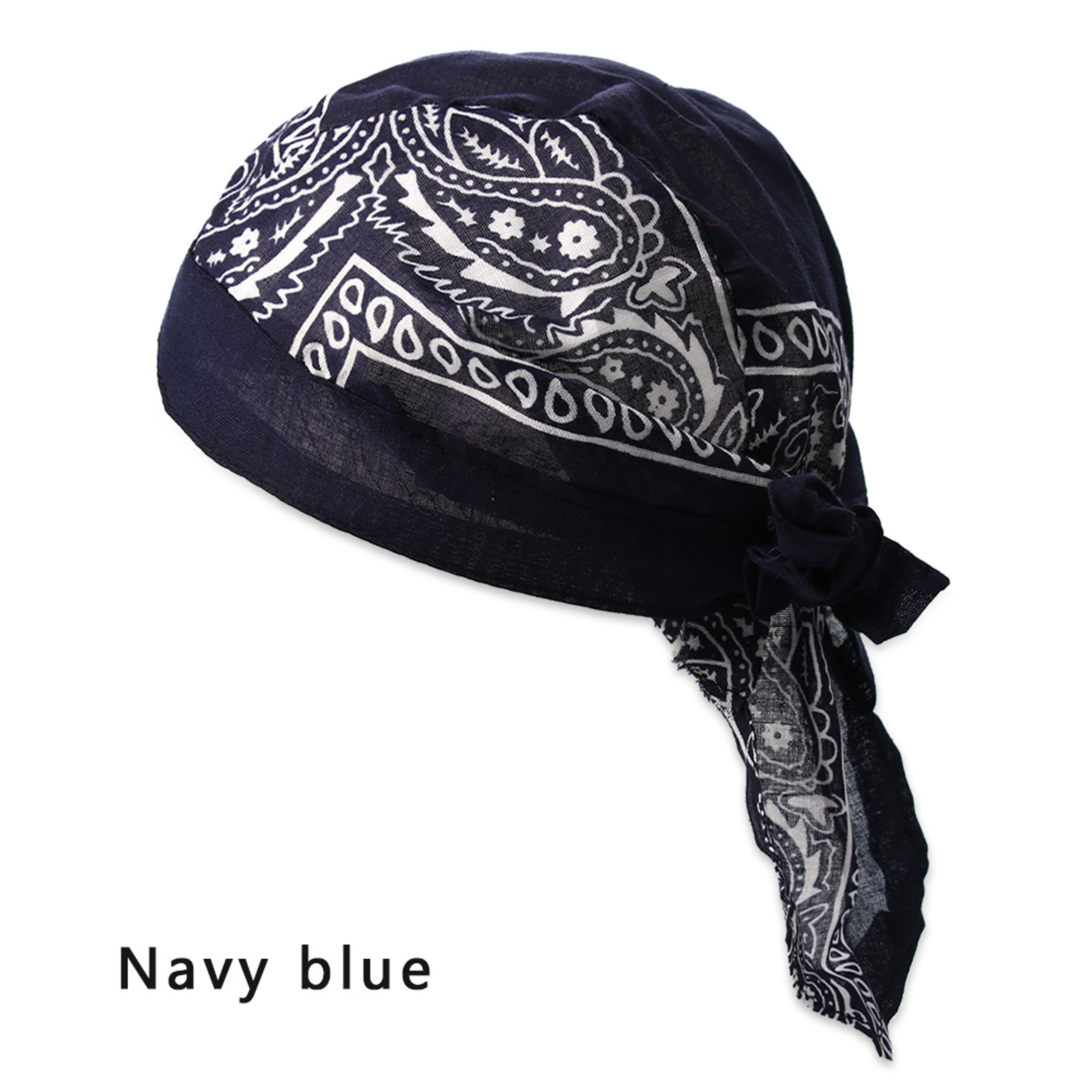 Adjustable Chemo Cap for Men Women, Quick Dry Pirate Hat, Outdoor Sport Bandana Cycling Headscarf – view 26