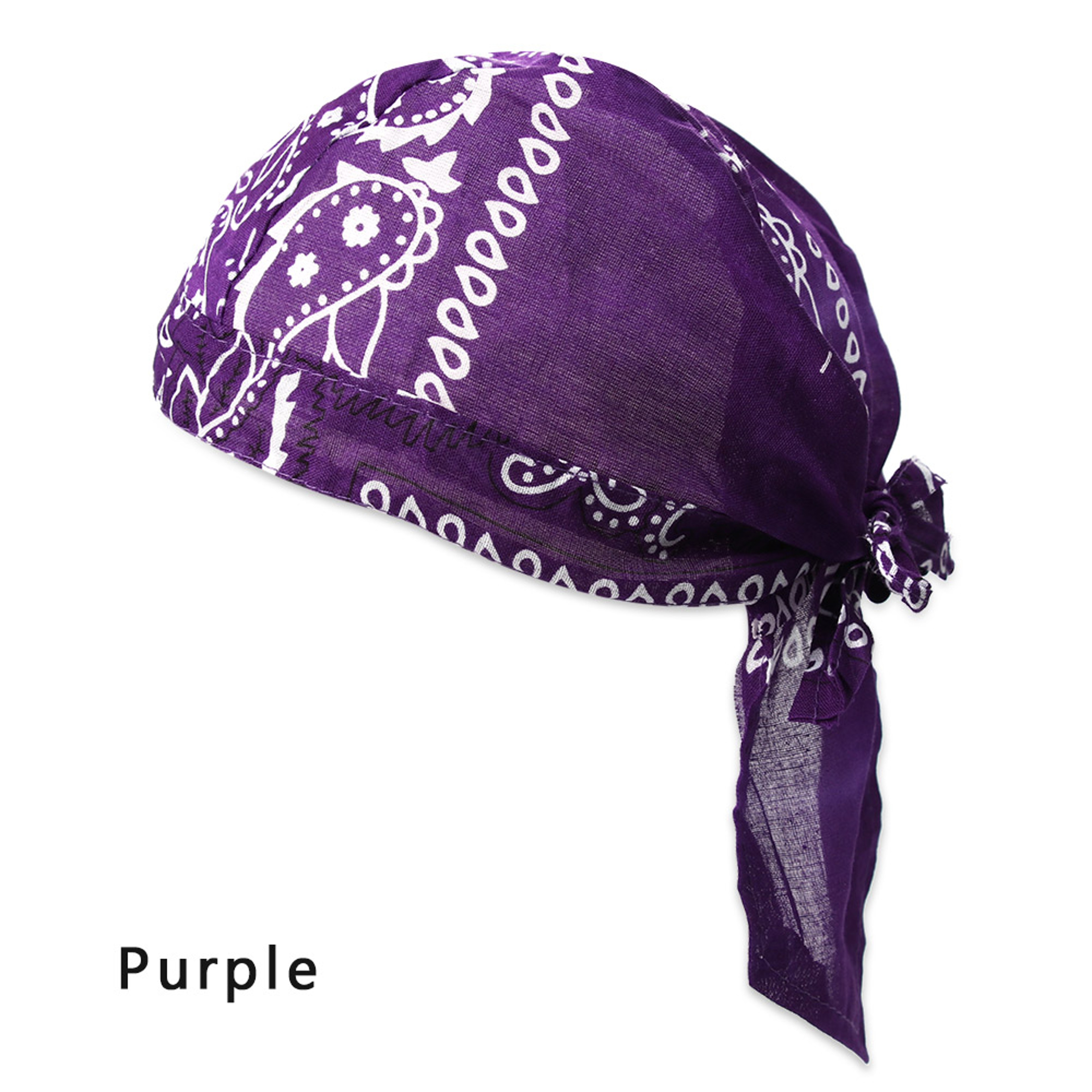 Adjustable Chemo Cap for Men Women, Quick Dry Pirate Hat, Outdoor Sport Bandana Cycling Headscarf – view 28