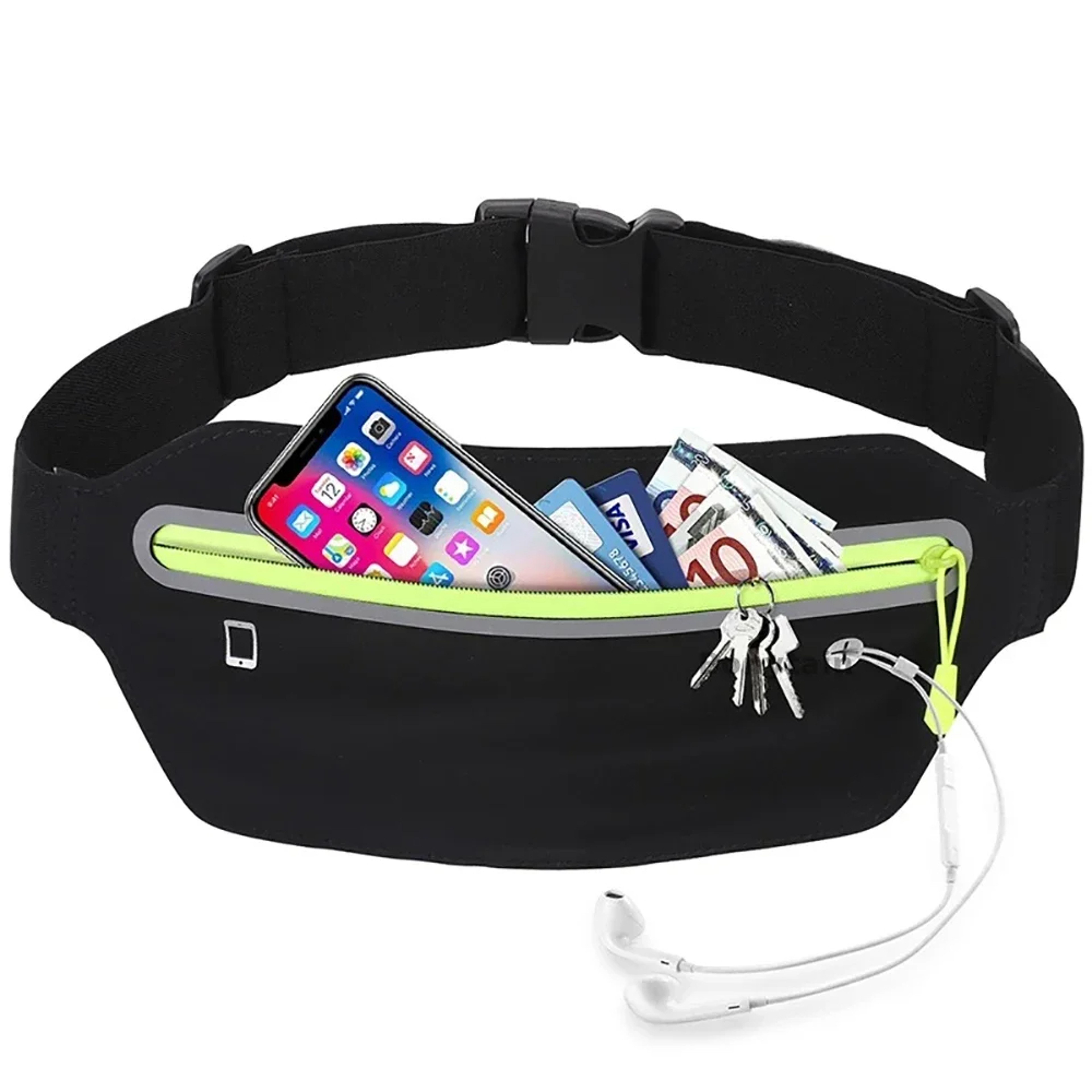 Waterproof Waist Bag for Outdoor Sports, Fitness Running Phone and Coin Purse – view 3