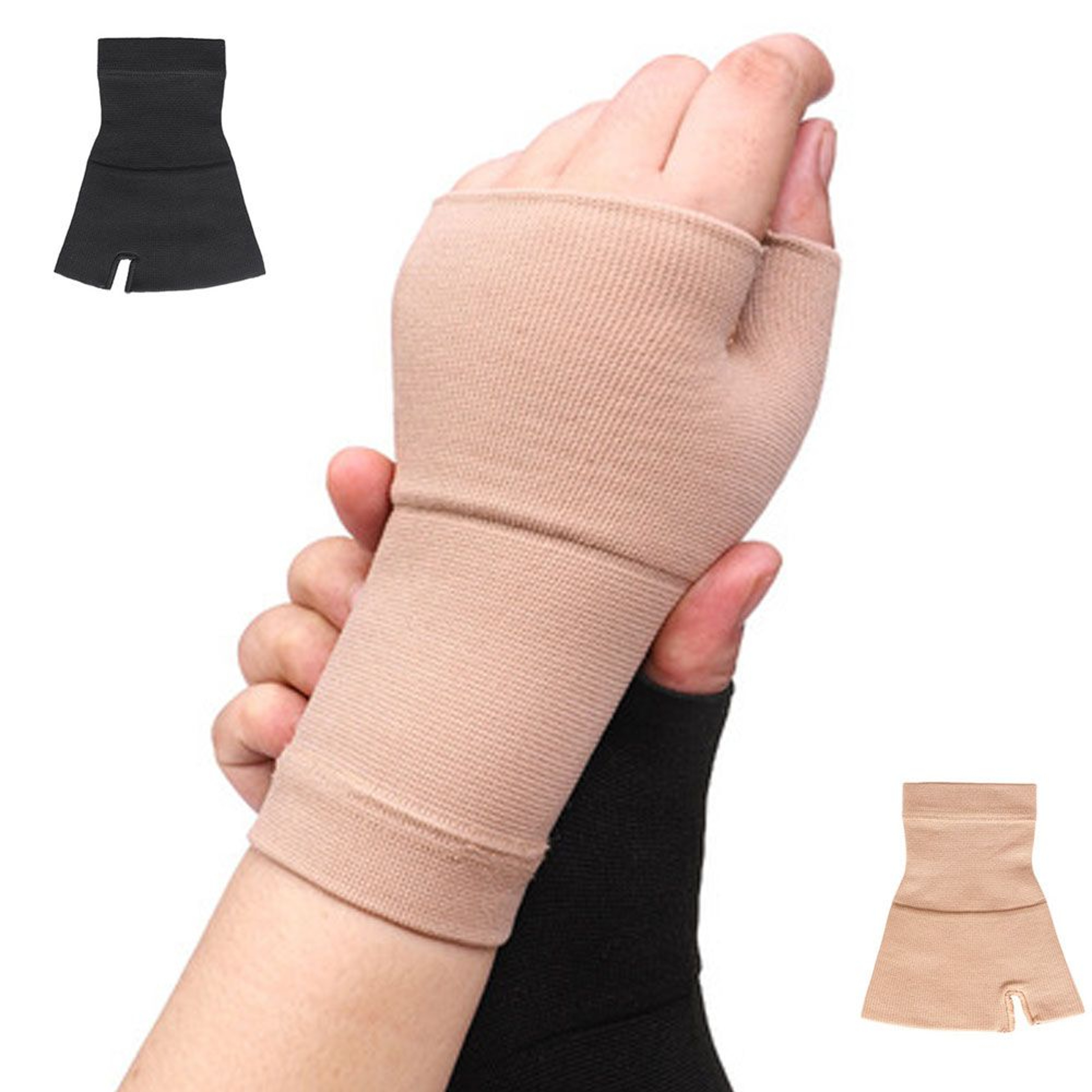 Compression Wrist Support Gloves for Arthritis, Muscles, Joint Pain, Safety Braces for Wrist Protection – view 1