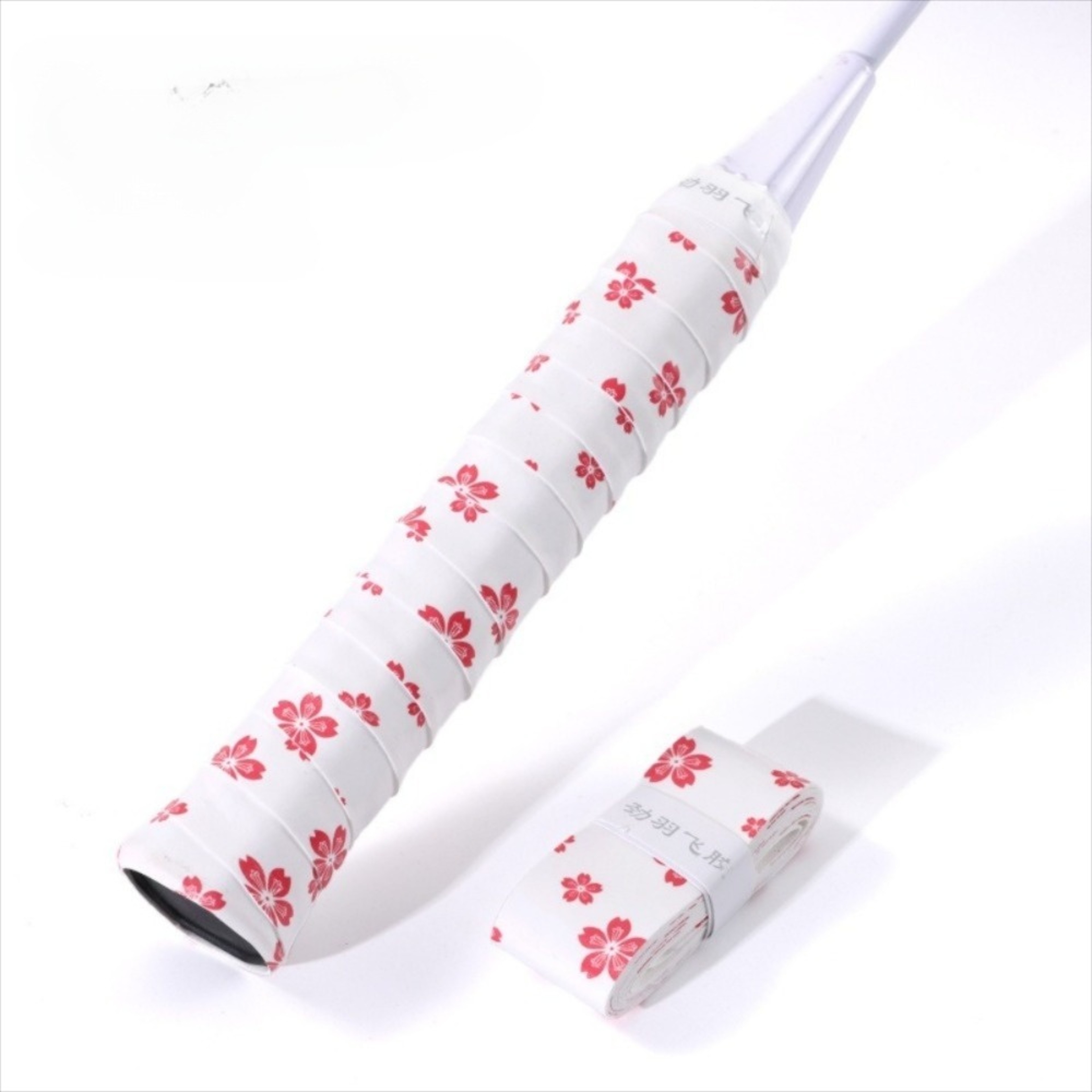 Badminton Racket Grips Wrap, Sweat-Absorbent Sakura Print, Shock-Absorbing & Non-Slip Grip Tape – view 10