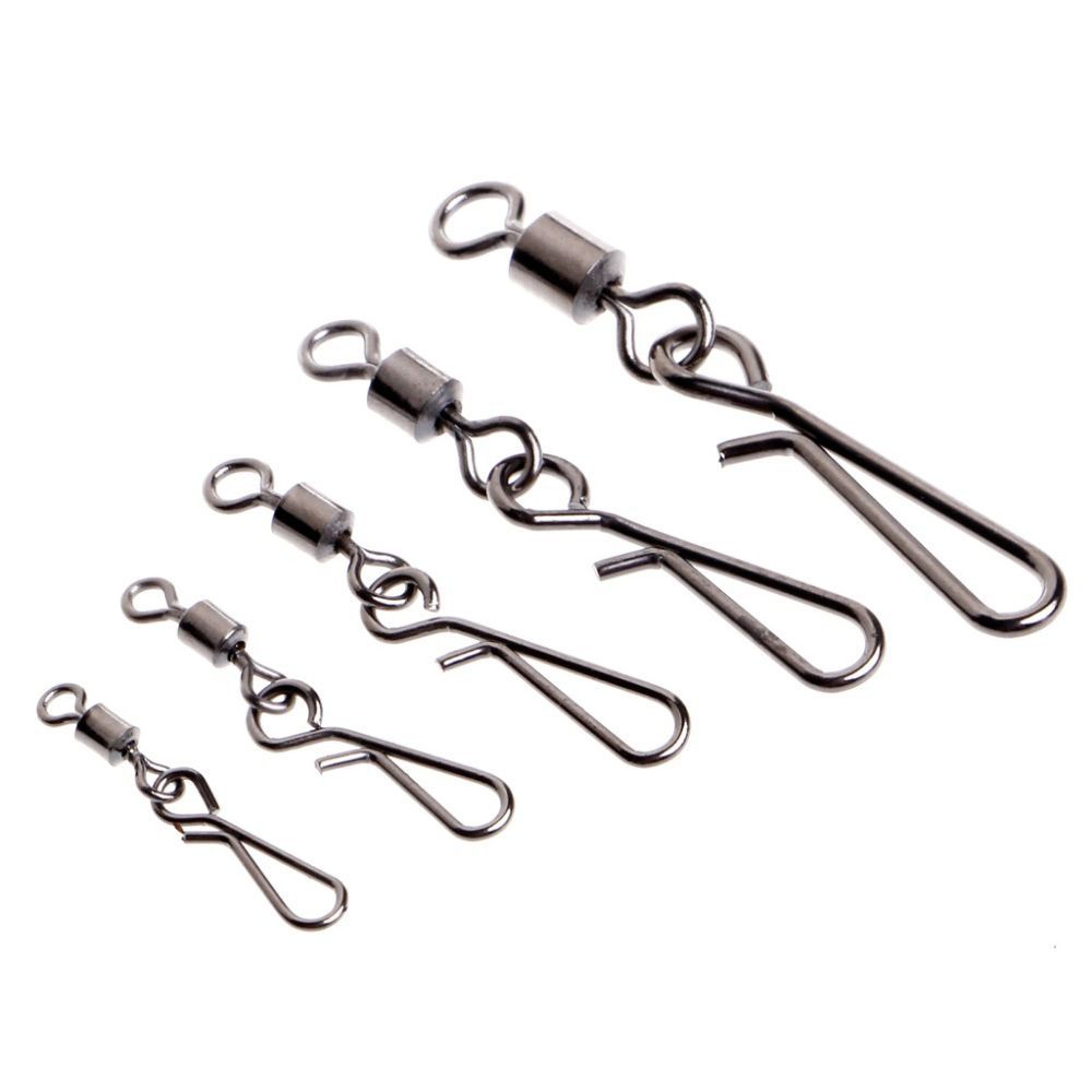 Heavy Duty Fishing Tackle Durable Stainless Steel Solid Ring Ball Bearing Barrel Snap Connector Rol 0