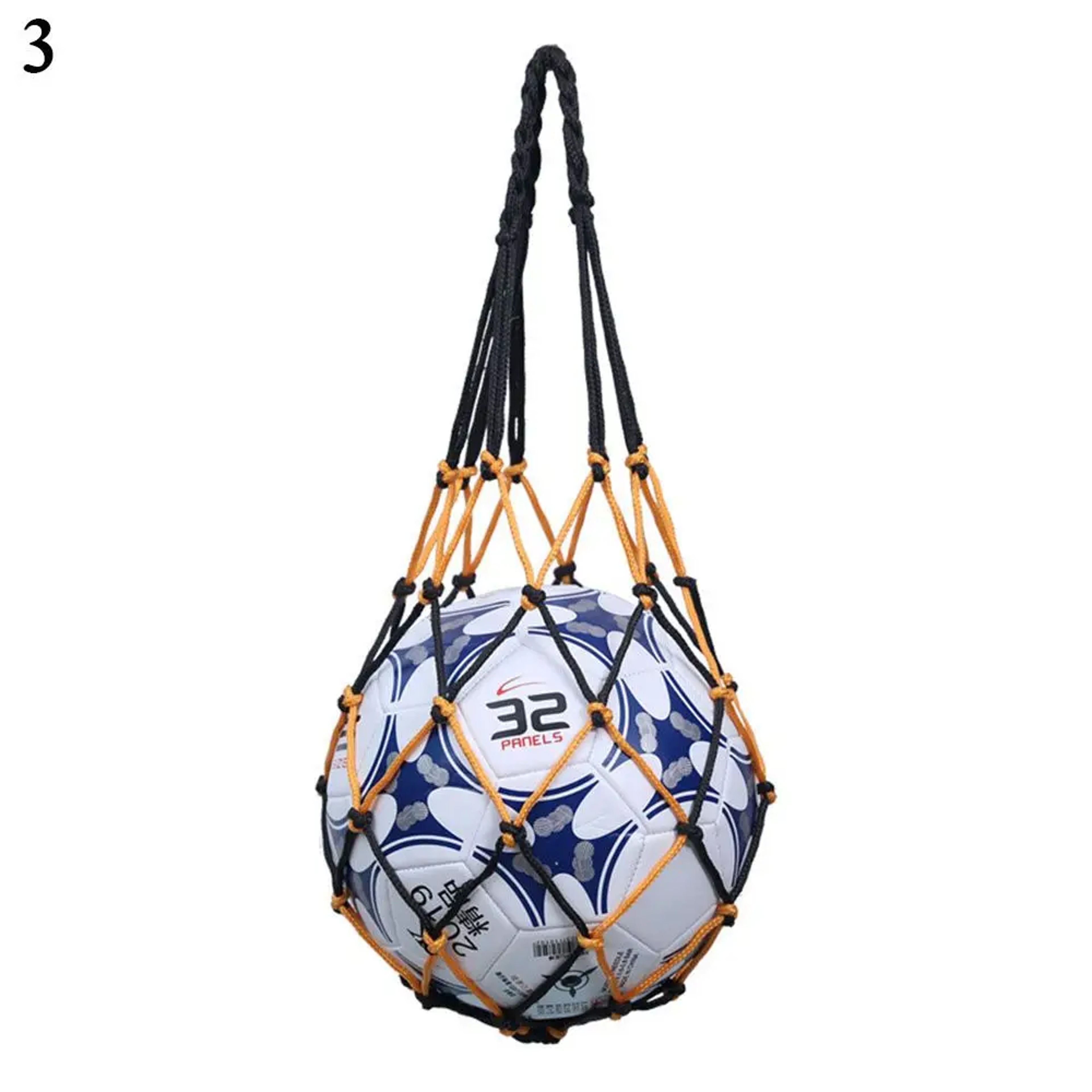 Professional Youth Football Self Trainer Kick Net, Nylon Mesh Soccer Ball Carry Bag, Outdoor Sport Trainer, Solid Pocket – view 12