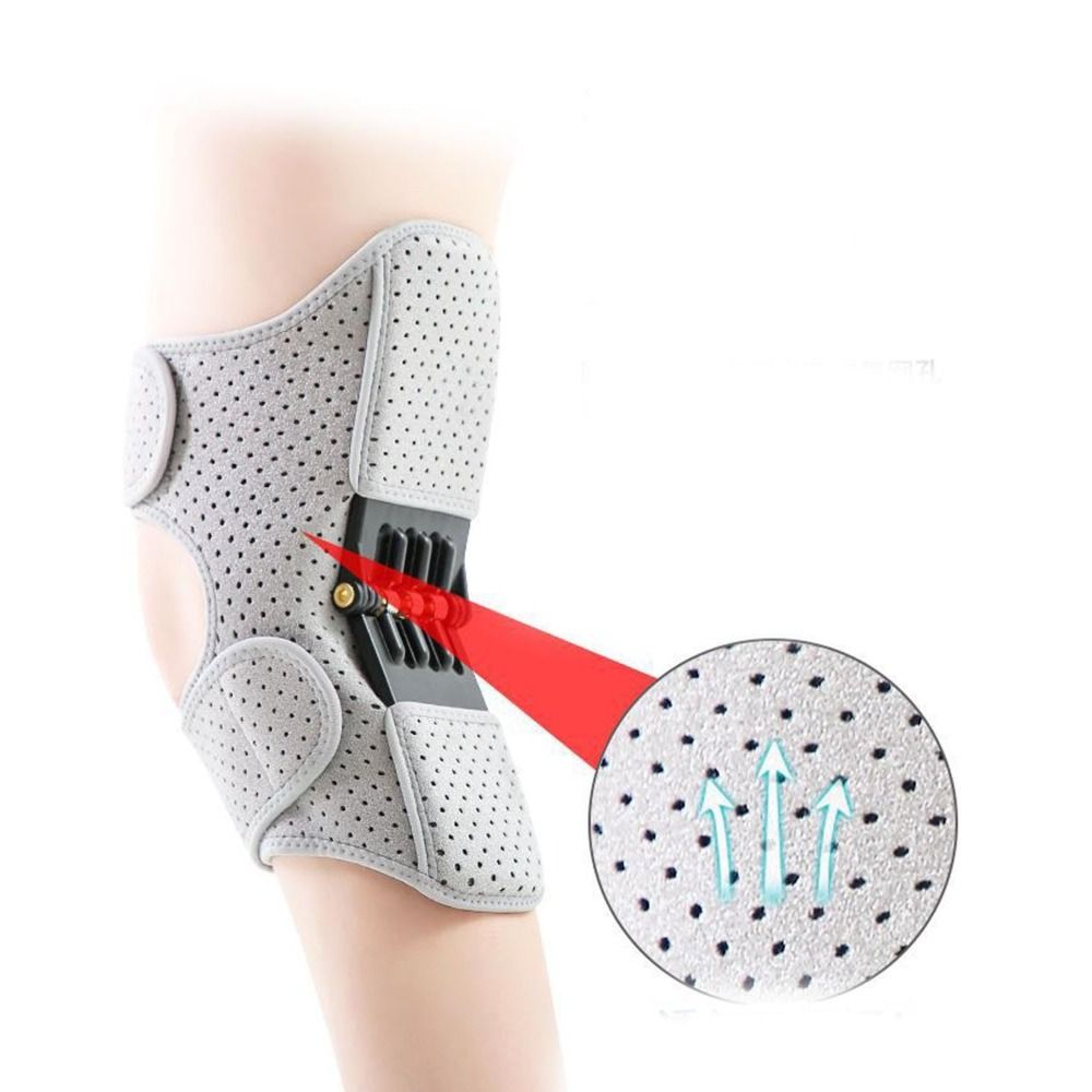 Breathable Adjustable Knee Protection Booster, Powerful Rebound Springs Knee Assistive Device, Non-Slip Brace Joint – view 5