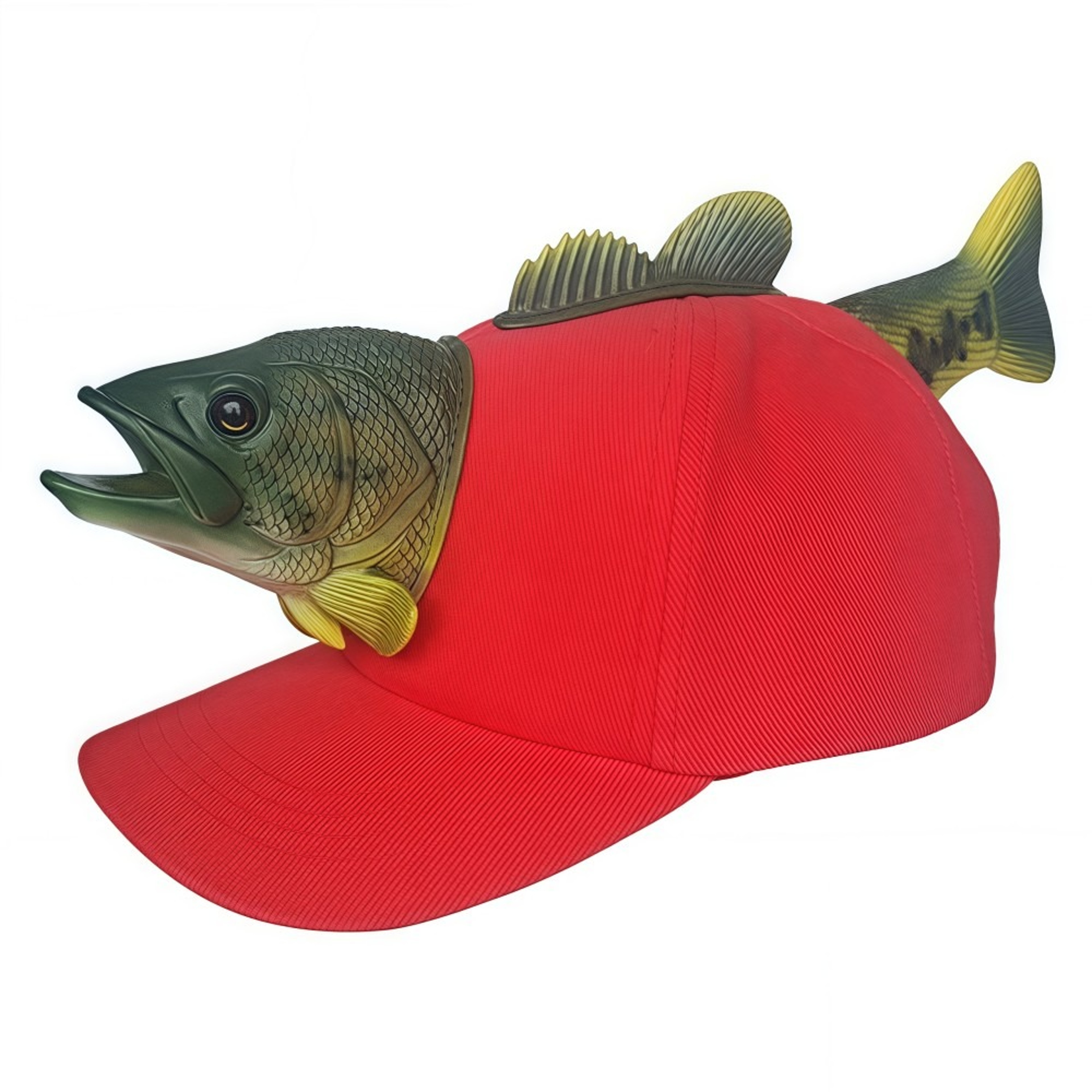 Novelty Fishing Hat Breathable, Fish Animal Trucker Hat Mesh One Size Adjustable Fit Baseball Cap for Men Women – view 9
