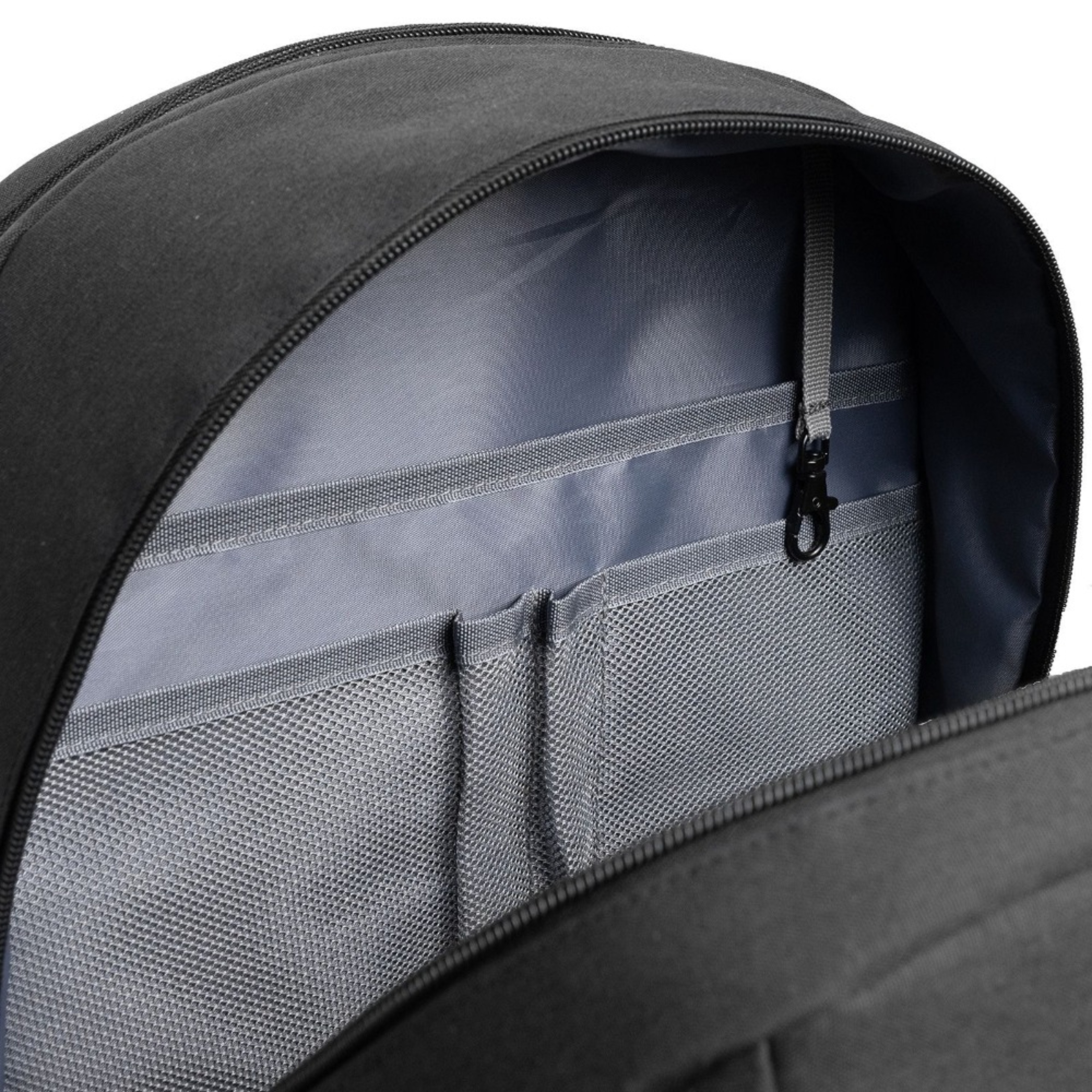 Durable Zipper Closure Tennis Backpack, Large Capacity, Reversible Tennis Racket Bag with Shoe Pocket – view 3