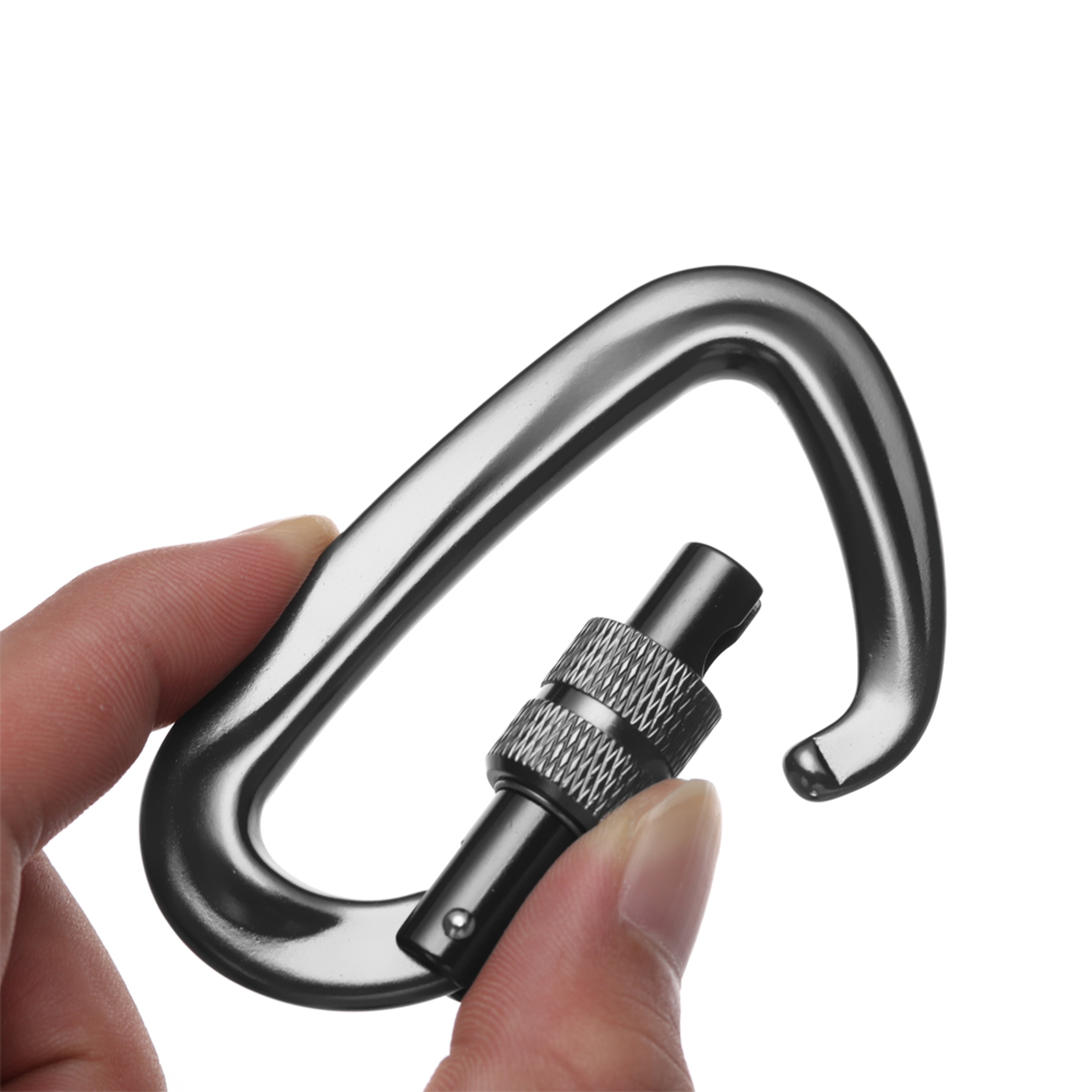 Quickdraws Professional Climbing Carabiner D Shape, Outdoor Equipment, Safety Lock Buckle for Climbing – view 5