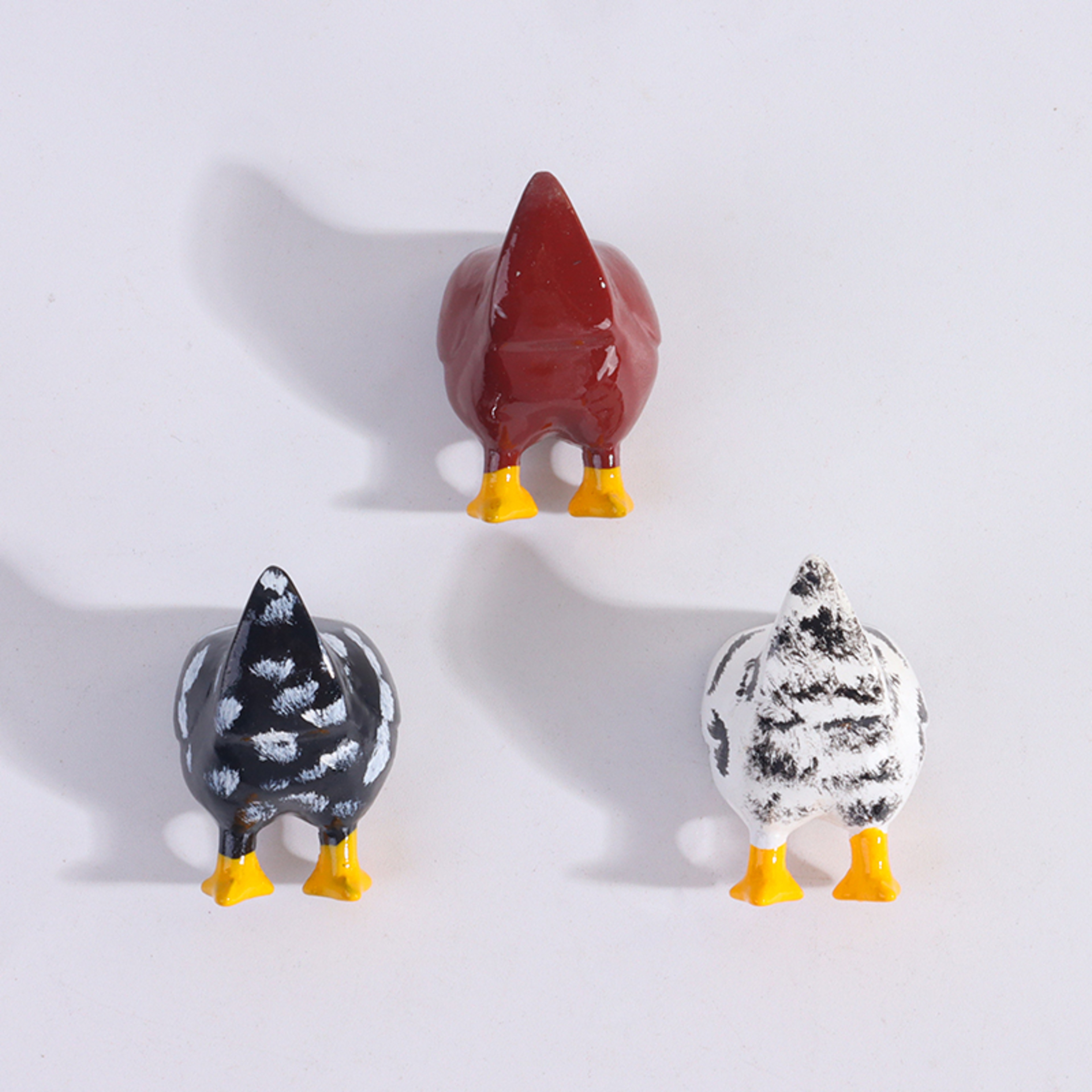 Funny Chicken Butt Fridge Magnet, Creative Resin Decorative Sticker, Party Gift for Home – view 7