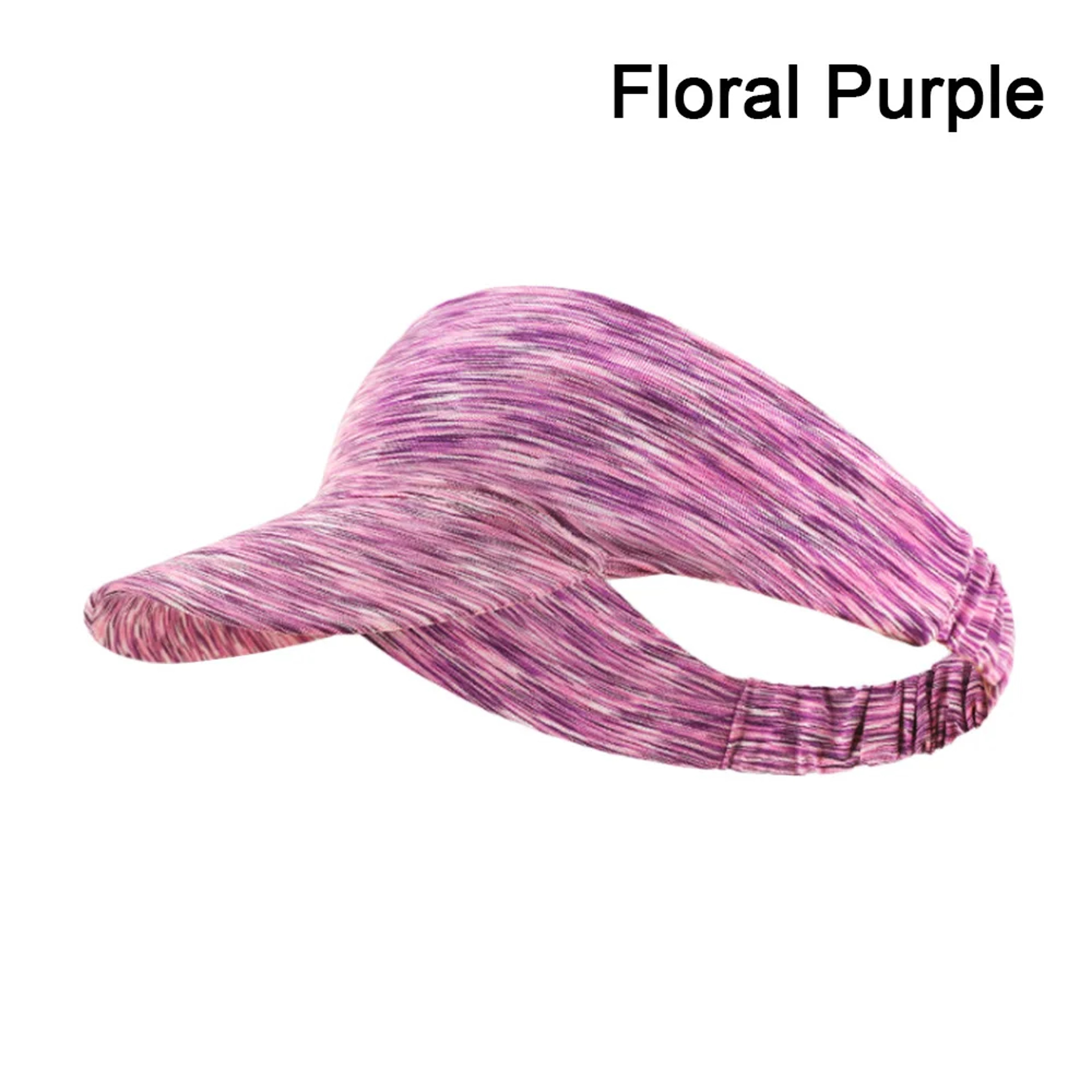 Lightweight Tie Dye Visor Outdoor Sunscreen Hat for Women and Men, Adjustable Quick Dry Golf Cap – view 11