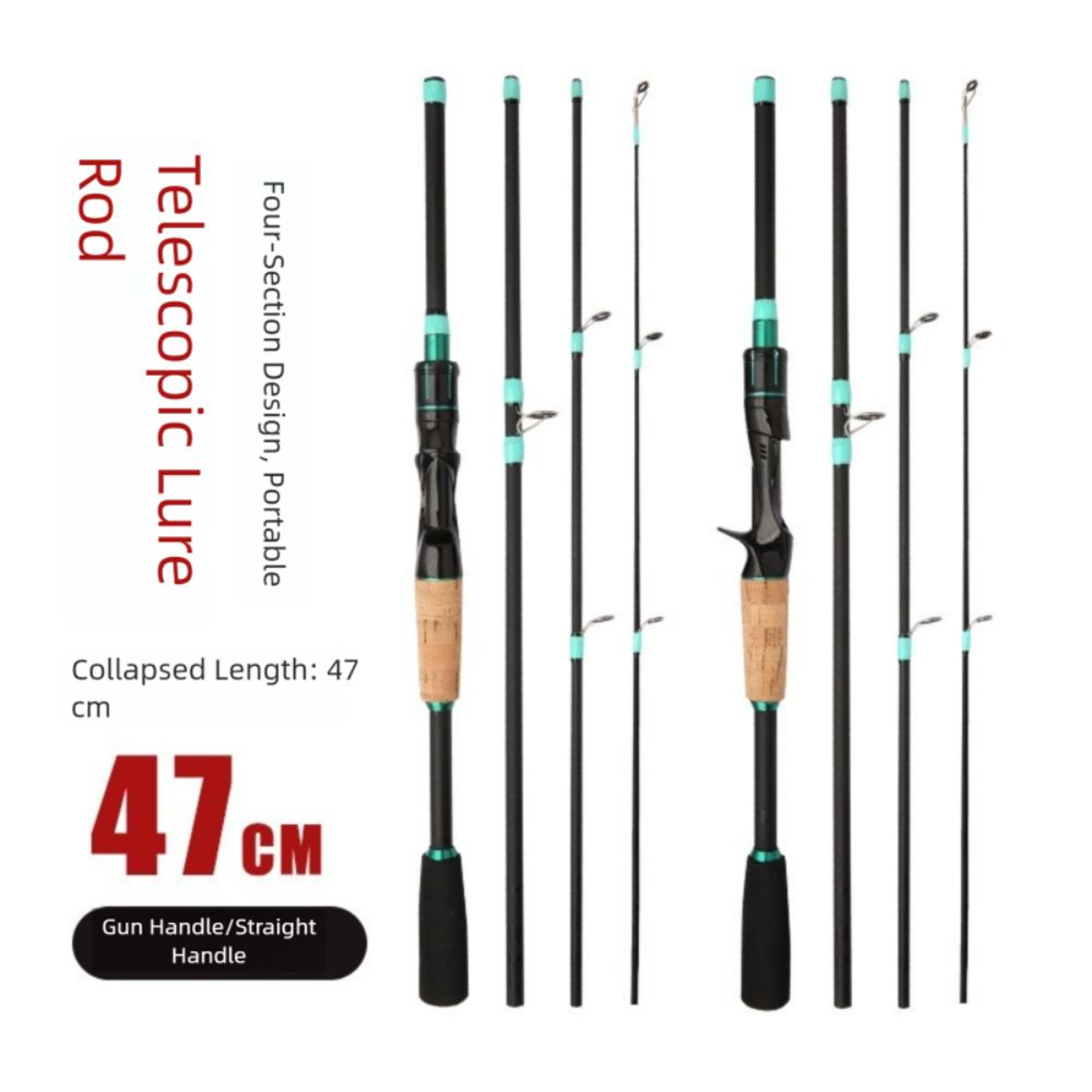 Spinning Fishing Rod Carbon Fiber, M Power Casting Rod, Winter Fishing Pole – view 1