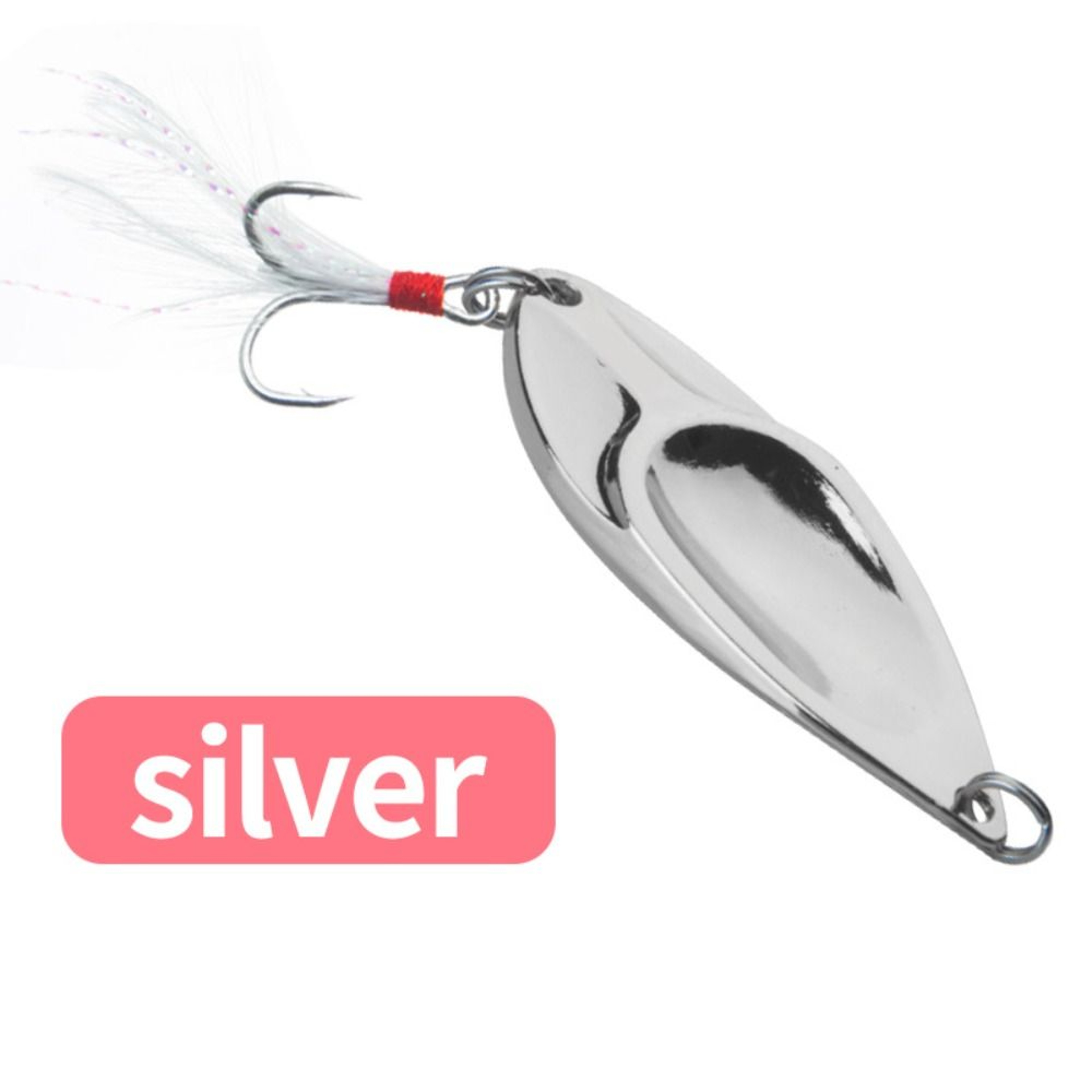 Metal Fishing Spoon Bait, Gold Silver Sequin Noise Paillette Bass Tackle – view 8
