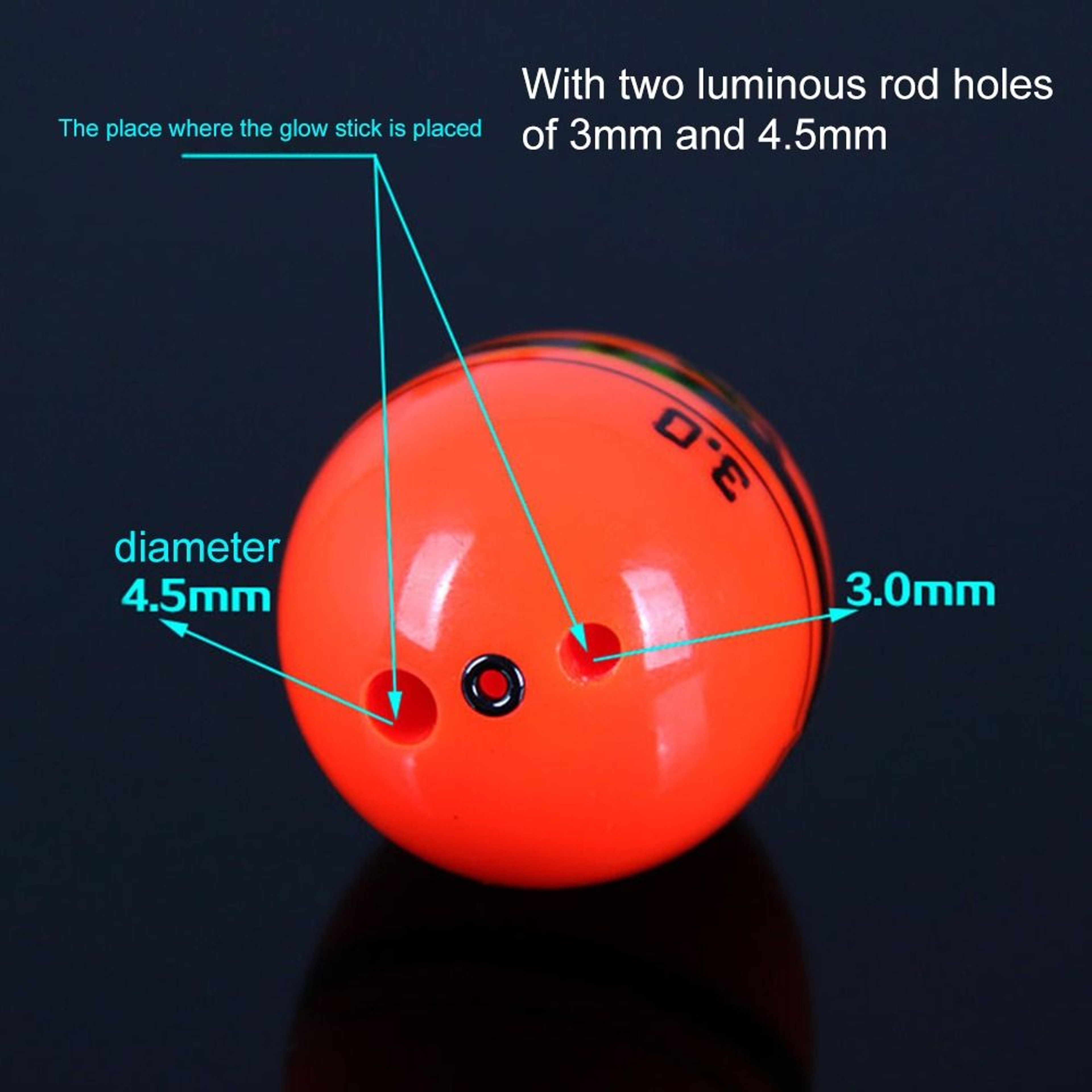 Anticollision Plastic Fishing Buoy Gyro Type Float Ocean Rock Sea Fishing Floats Tackle Accessories 4