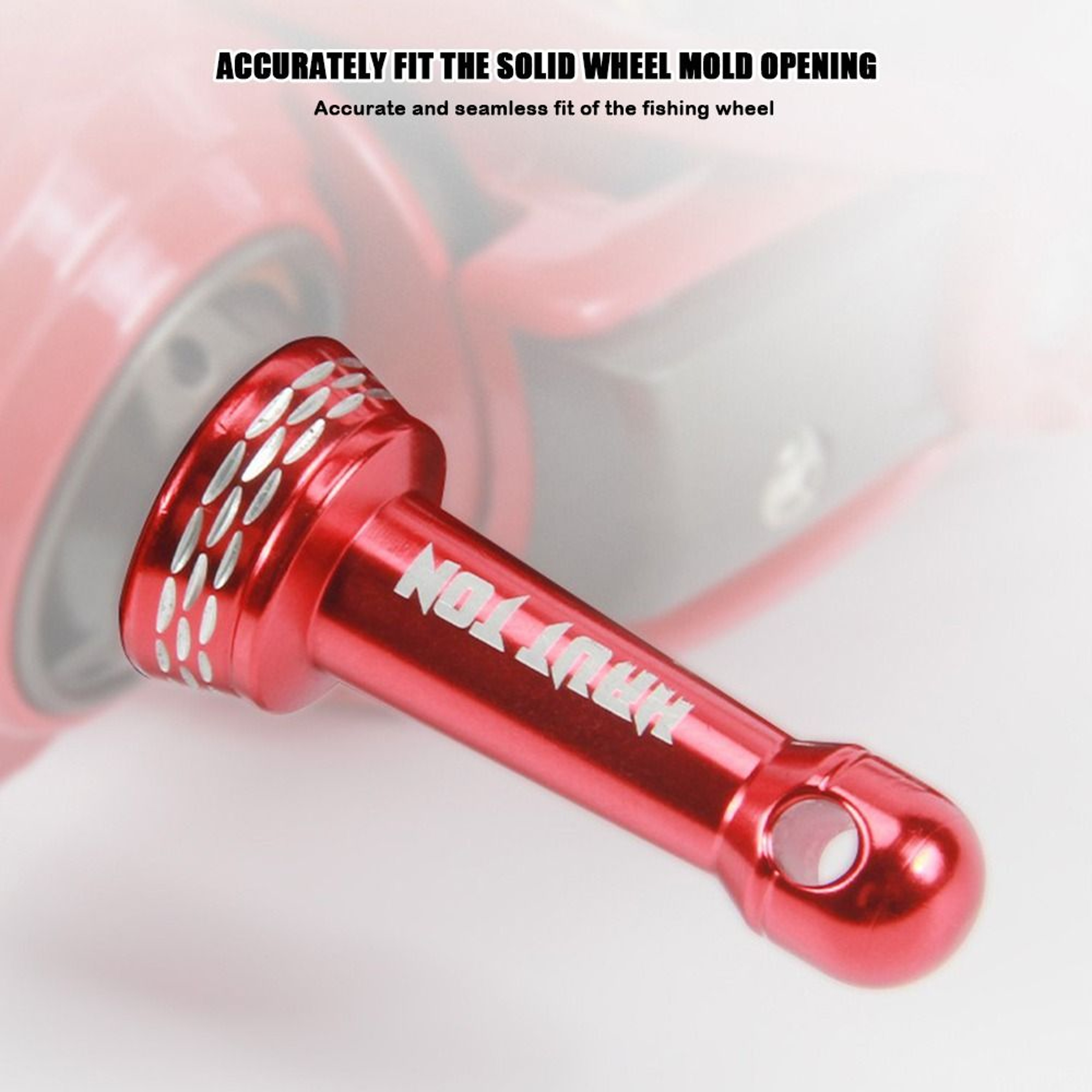 Fishing Wheel Stabilizer Bar Nut Cap, Spinning Wheels Collision Avoidance Stand Metal Parts – view 3