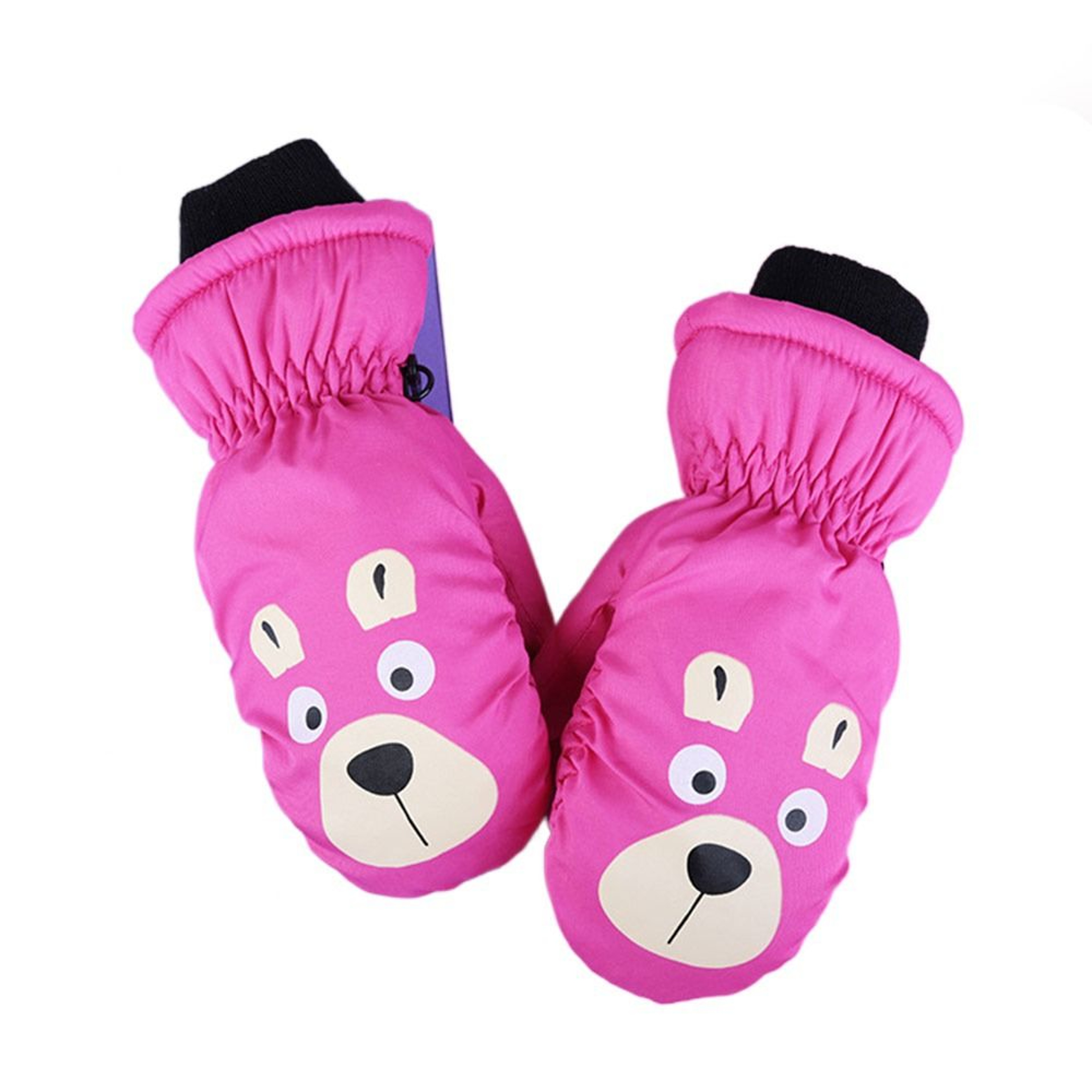 Non-slip Cartoon Ski Gloves for Children, Waterproof Winter Mittens, Thick Warm Cute Sports Gloves for Boys Girls – view 10