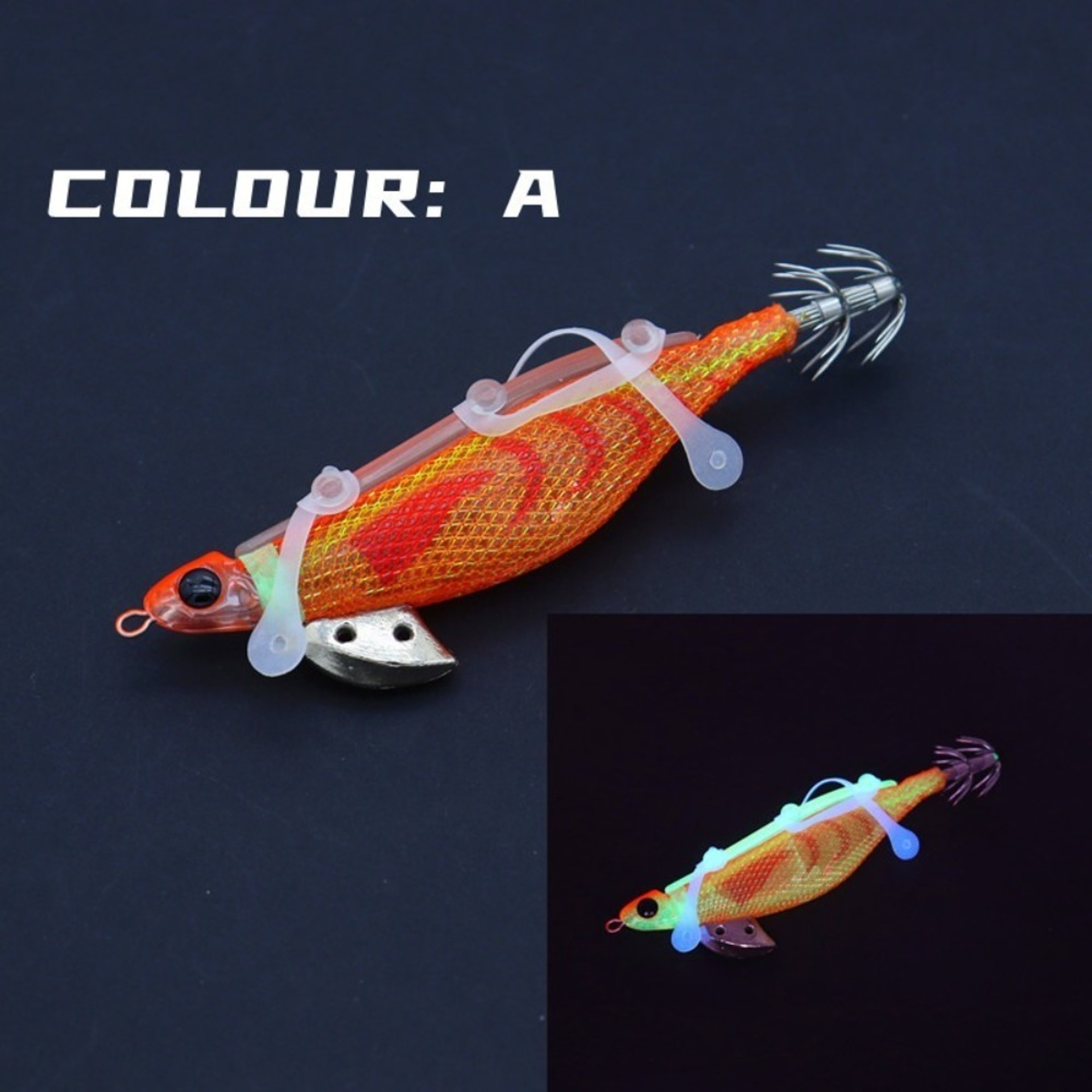 Glow Artificial Lure with Luminous Jigs - Octopus Shape Fishing Bait for Nighttime Catching – view 1