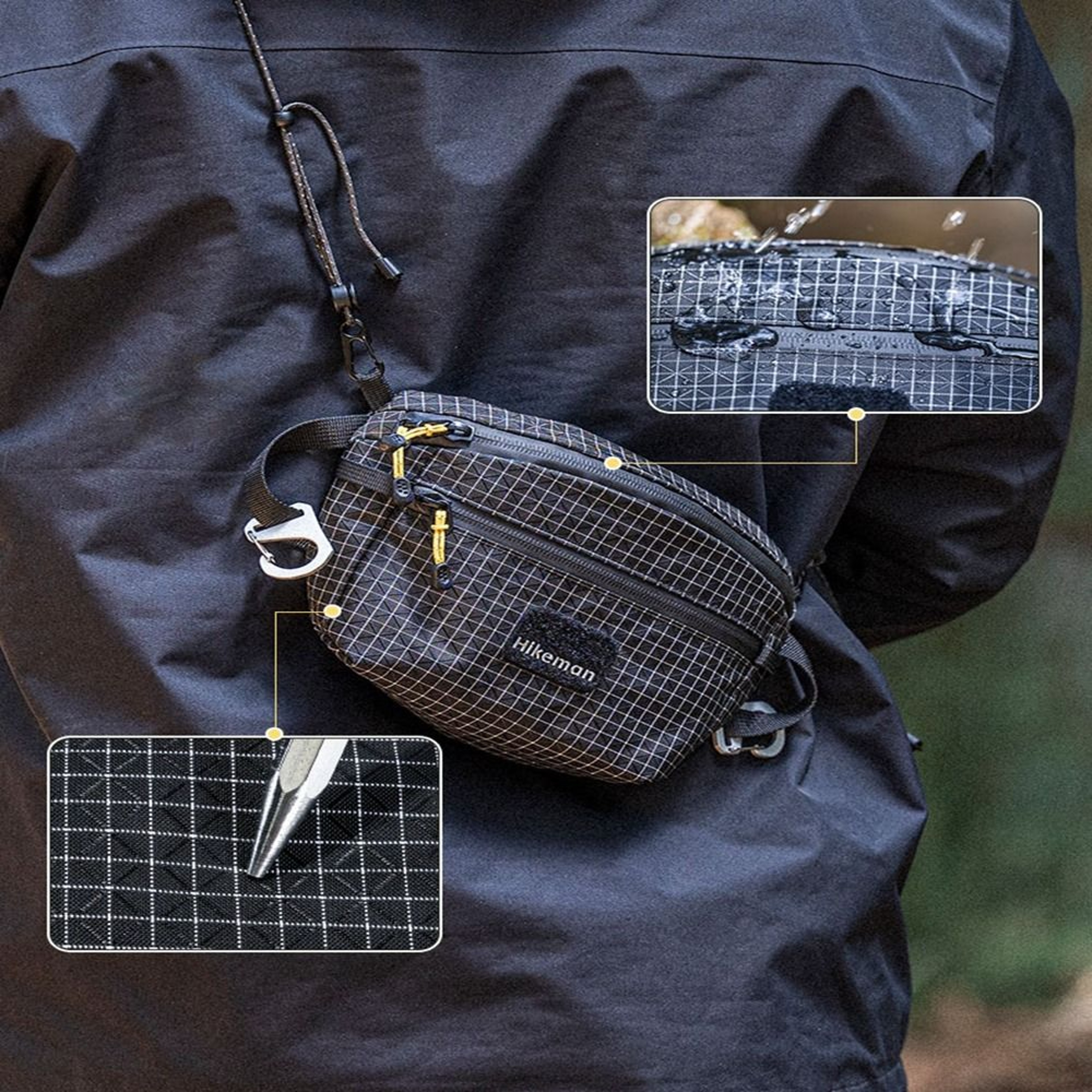MultiFunctional Waist Bag  Portable Camping  Hiking Crossbody Bag For Mountaineering  Cycling Enthu 3
