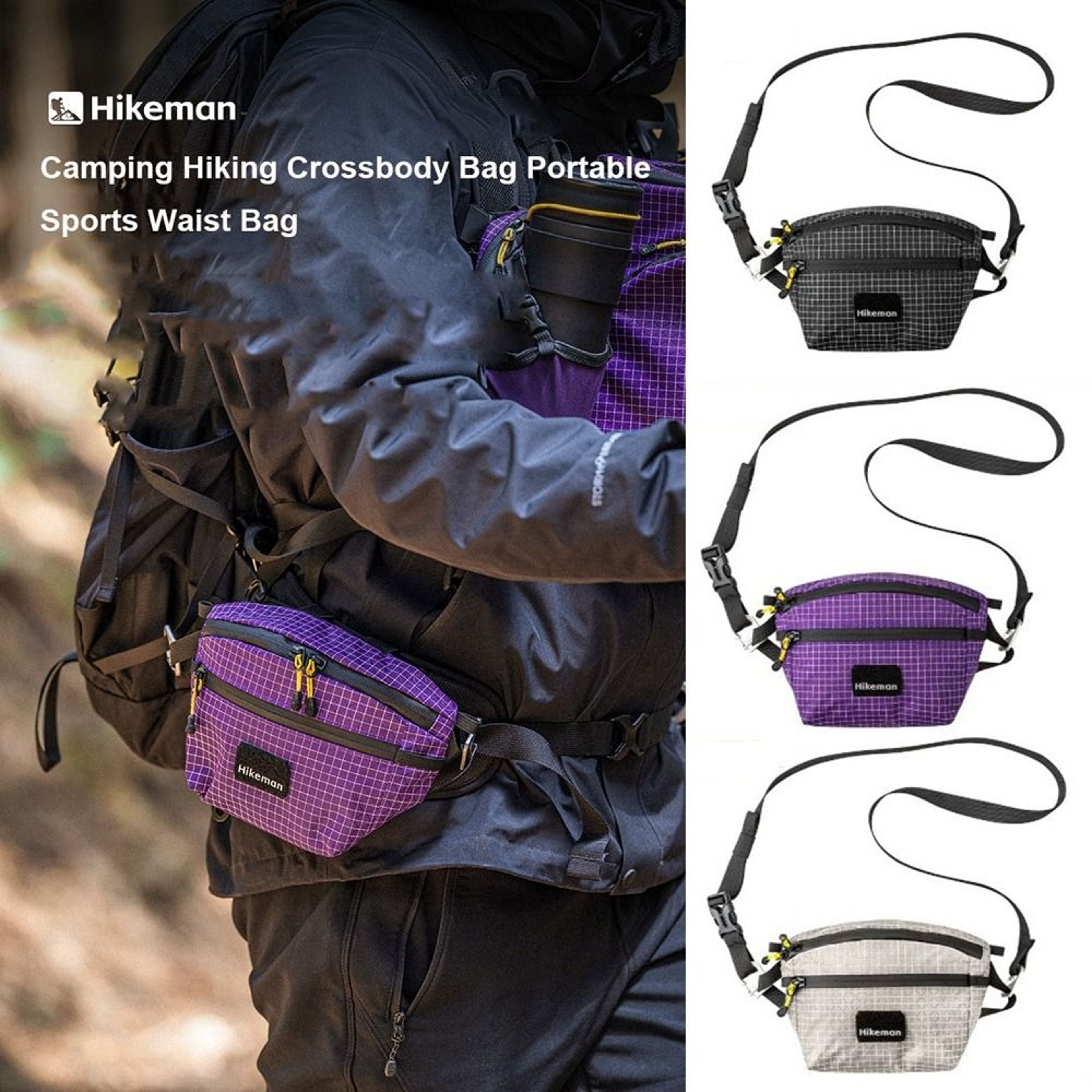 MultiFunctional Waist Bag  Portable Camping  Hiking Crossbody Bag For Mountaineering  Cycling Enthu 4