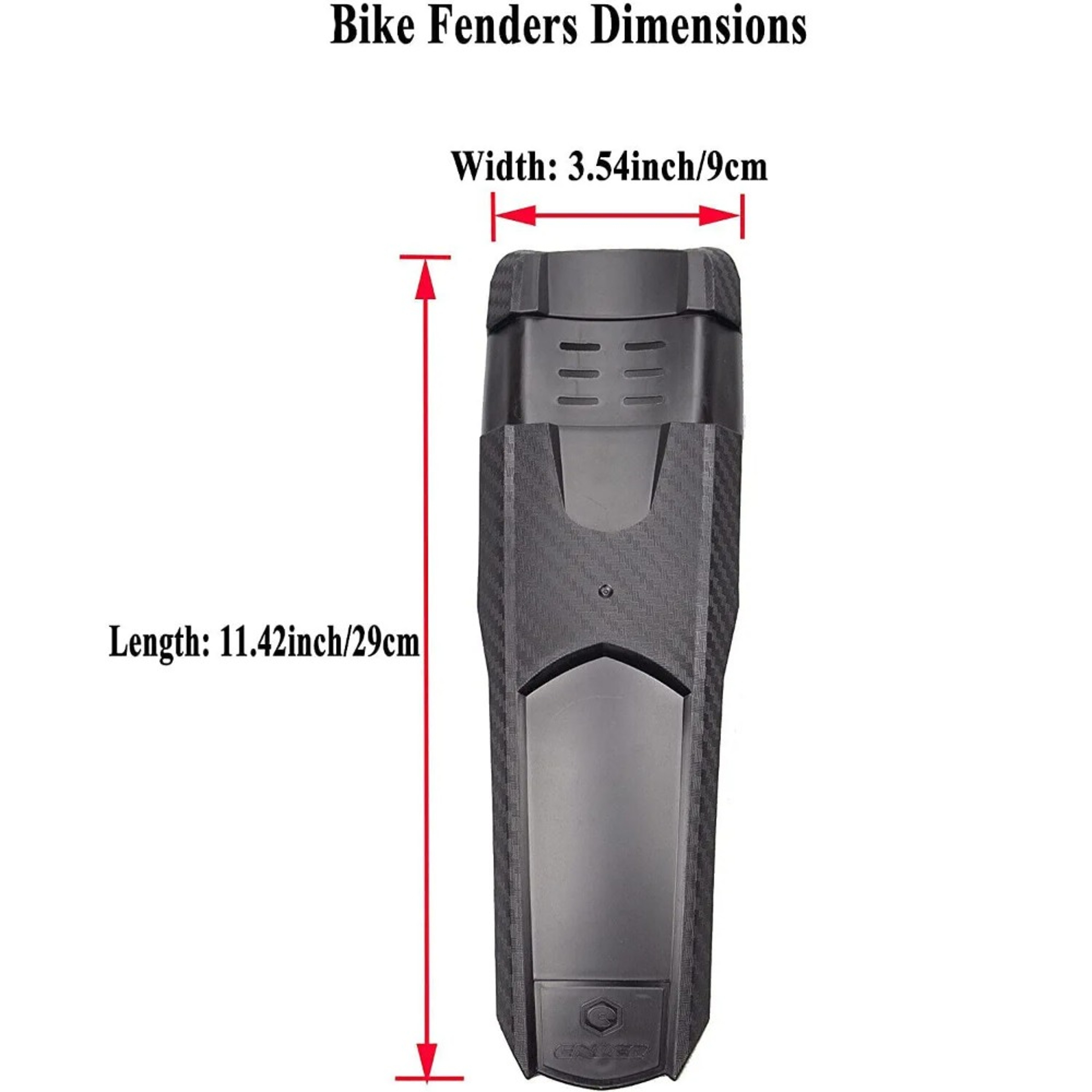 Mountain Bike General Cycling Equipment, Durable Hard Shell Cycling Mudguard PP Front Rear Tyre Mud Guard – view 6